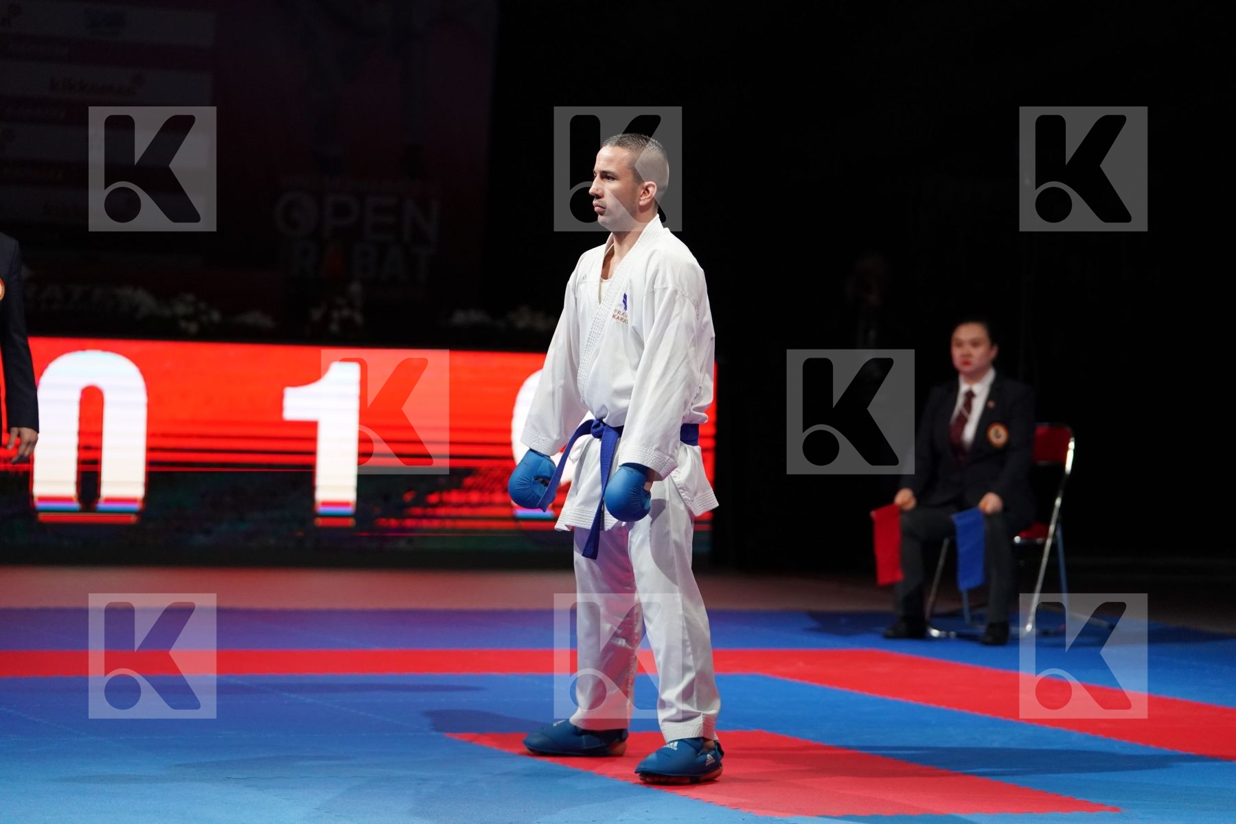 AGHAYEV RAFAEL (AZERBAIJAN) VS DA COSTA LOGAN (FRANCE) in Senior Kumite -75 Kg - Bronze bout