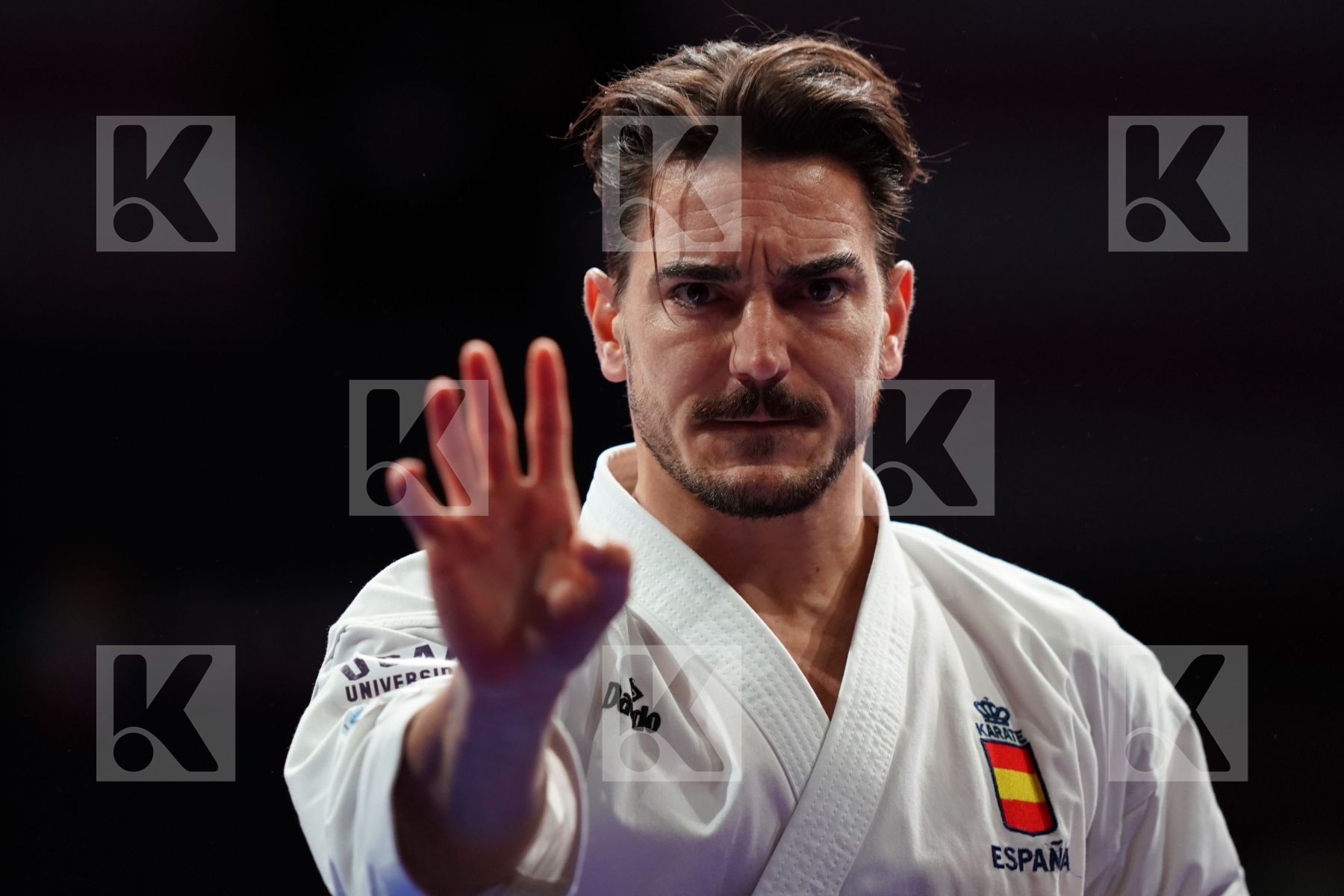 QUINTERO CAPDEVILA DAMIAN HUGO (SPAIN) in Senior Male Kata - Gold bout