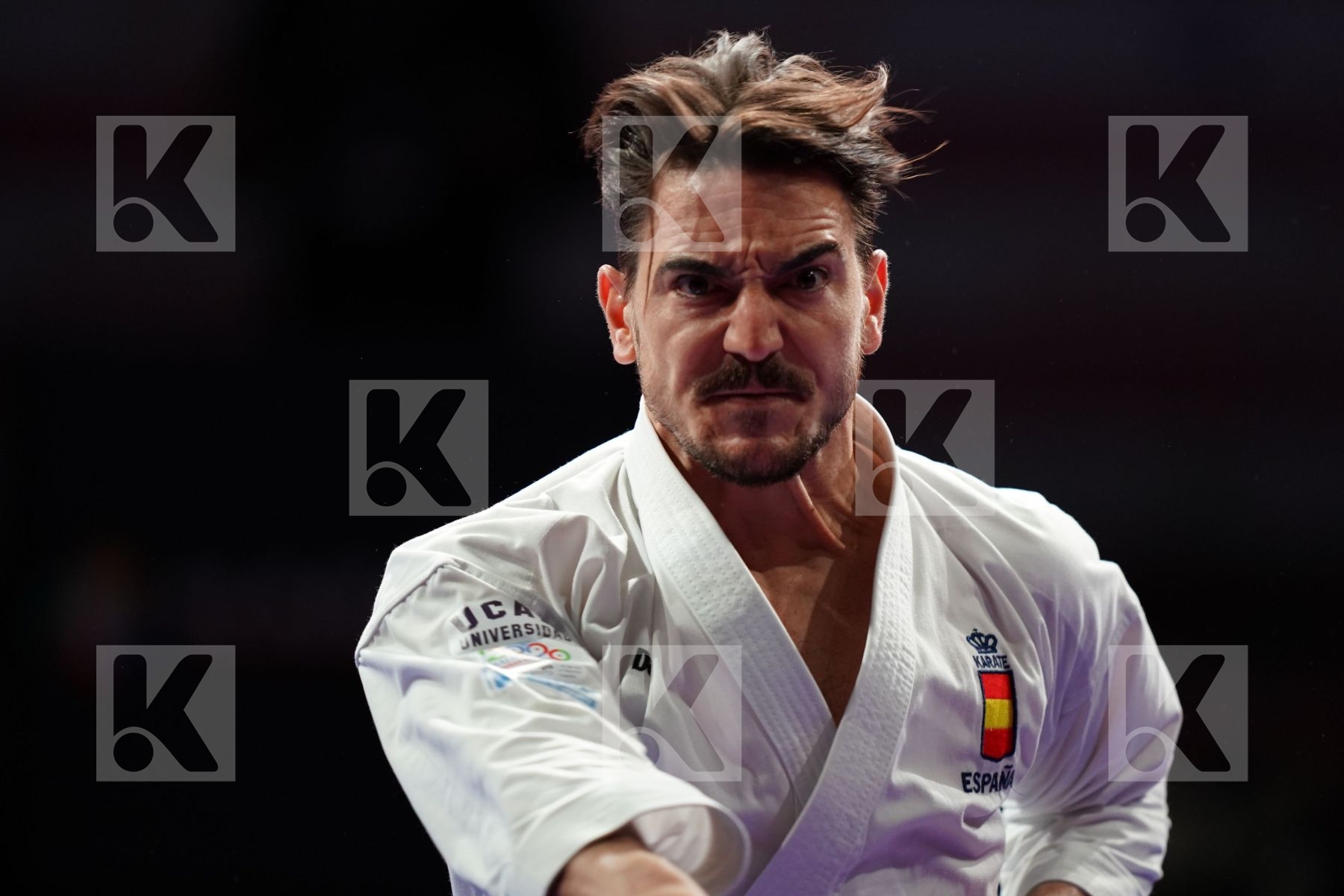 QUINTERO CAPDEVILA DAMIAN HUGO (SPAIN) in Senior Male Kata - Gold bout