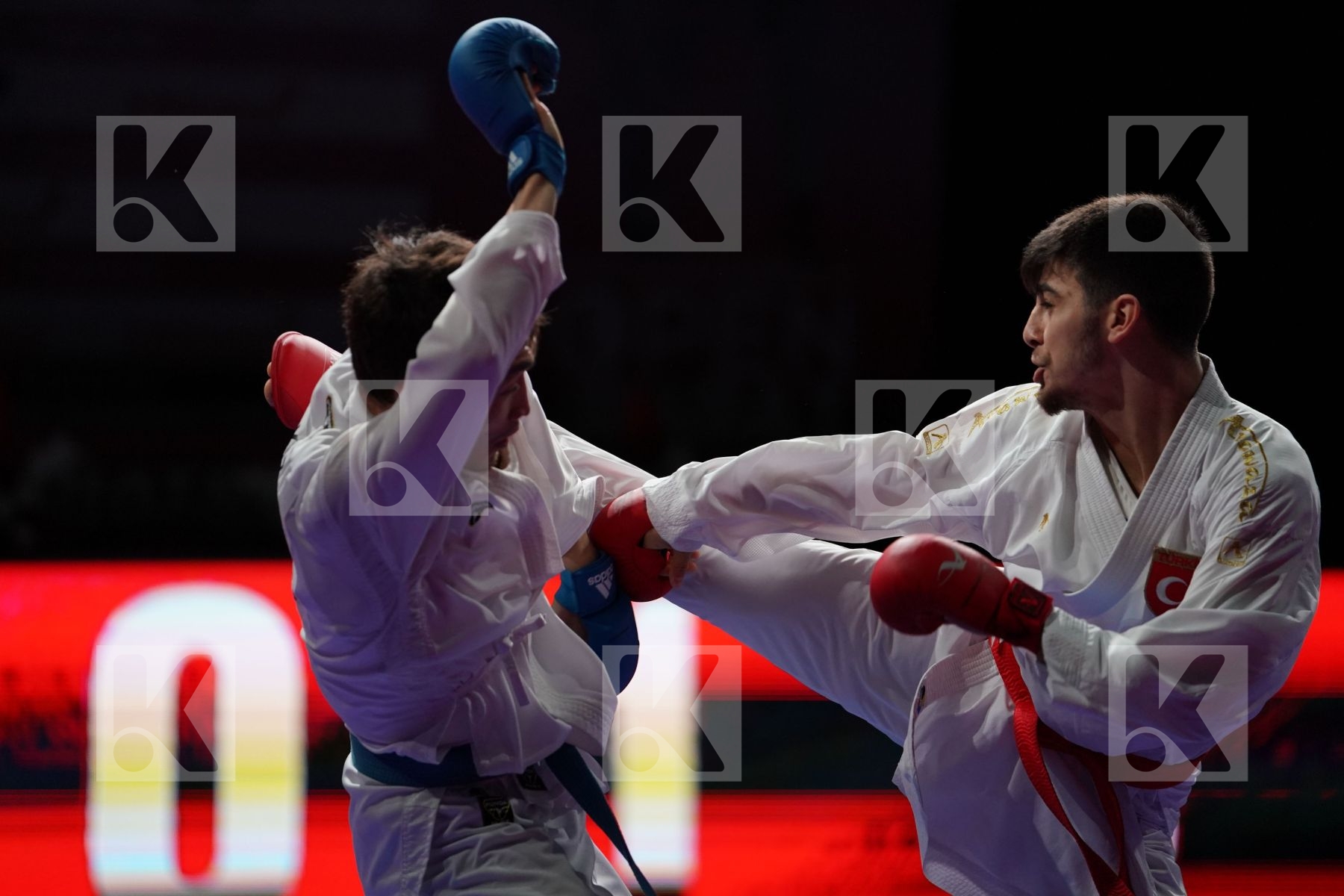 SAMDAN ERAY (TURKEY) VS ASSADILOV DARKHAN (KAZAKHSTAN) in Senior Kumite -60 Kg - Gold bout