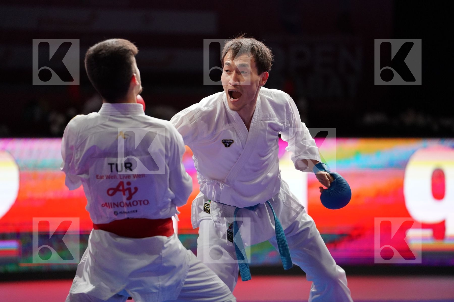 SAMDAN ERAY (TURKEY) VS ASSADILOV DARKHAN (KAZAKHSTAN) in Senior Kumite -60 Kg - Gold bout