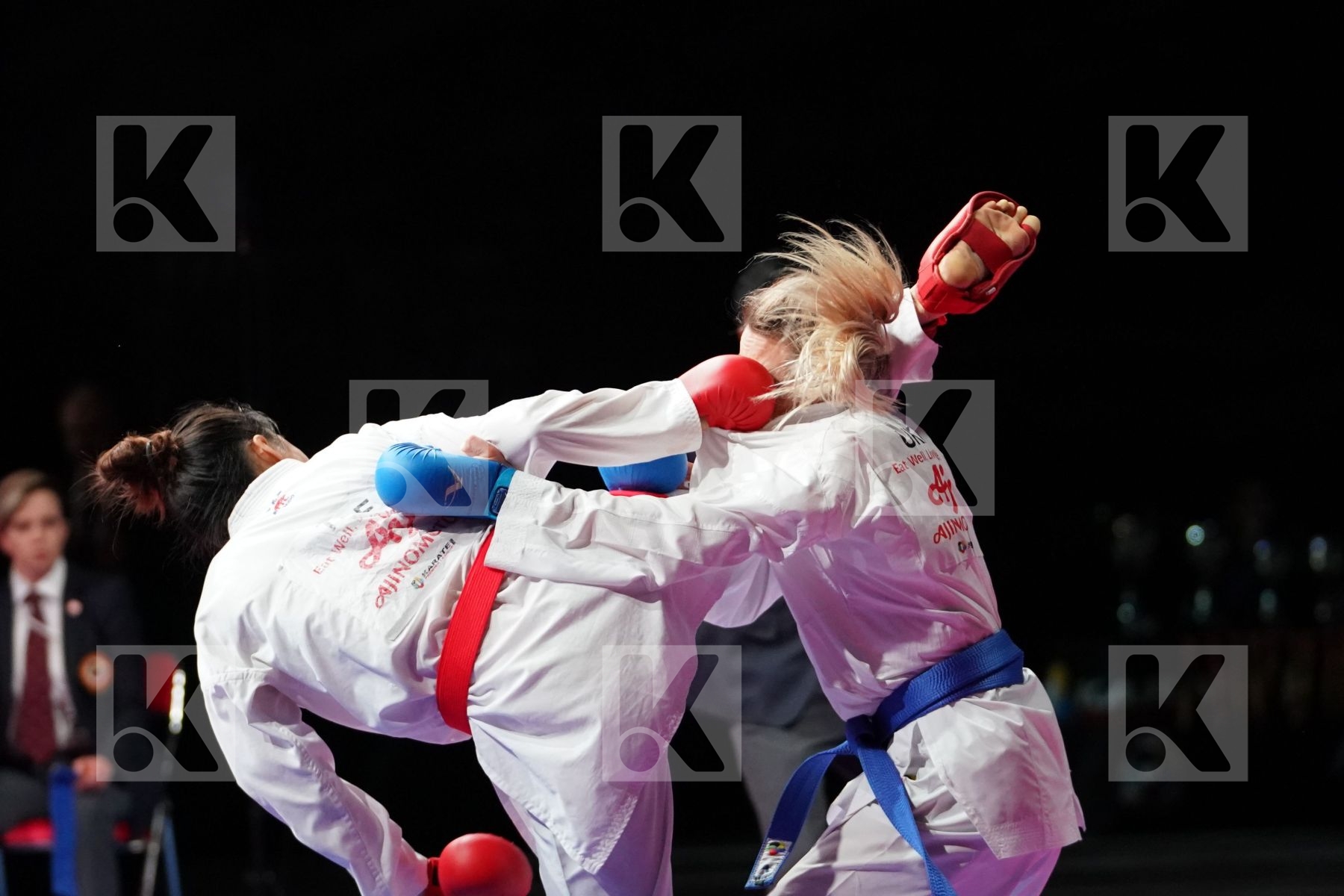 WEN TZU-YUN (CHINESE TAIPEI) VS TERLIUGA ANZHELIKA (UKRAINE) in Senior Kumite -55 Kg - Gold bout