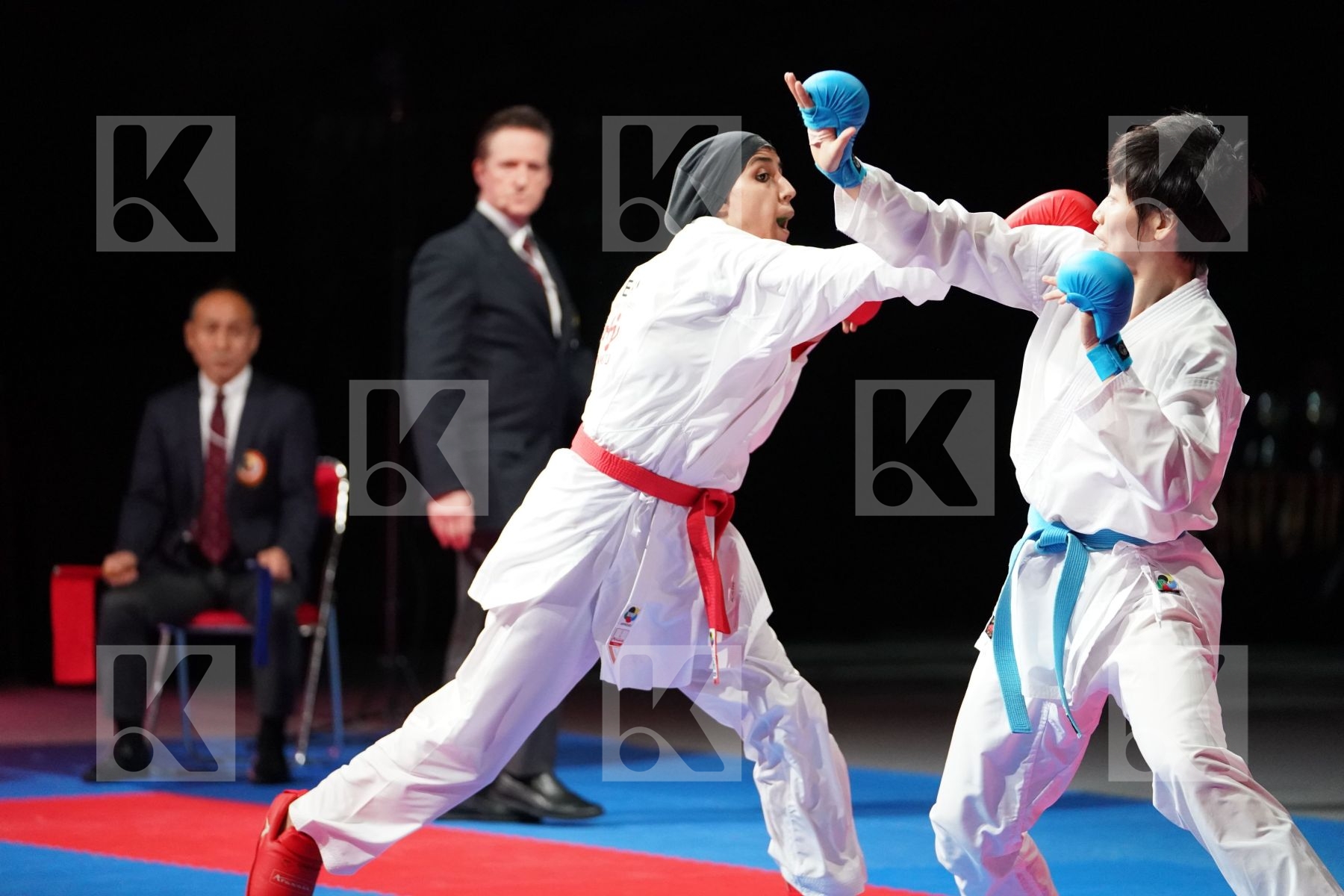 LOTFY GIANA (EGYPT) VS YIN XIAOYAN (CHINA) in Senior Kumite -61 Kg - Gold bout