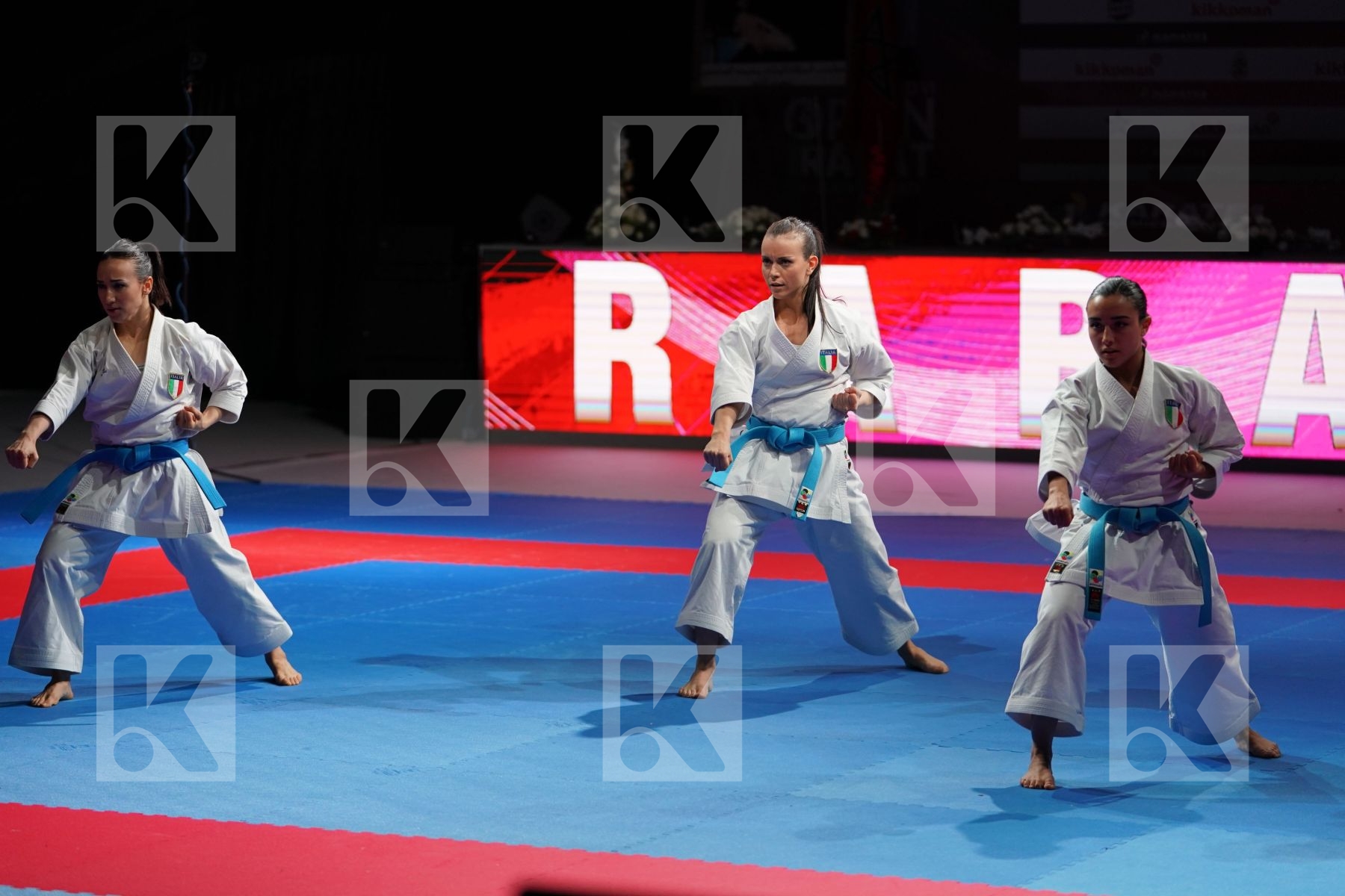 ITALY (CASALE, D ONOFRIO, PEZZETTI) in Senior Team Female Kata - Gold bout