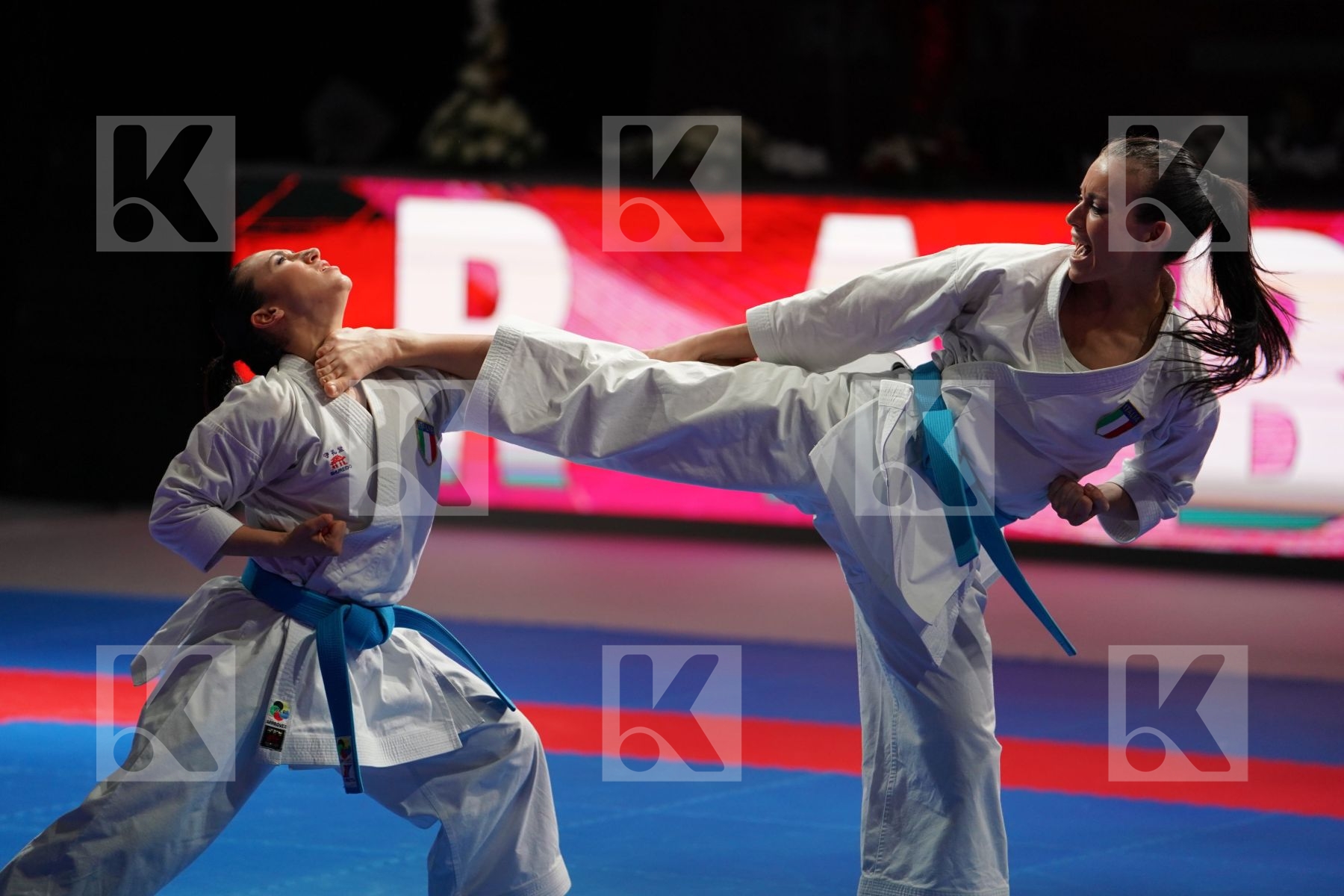ITALY (CASALE, D ONOFRIO, PEZZETTI) in Senior Team Female Kata - Gold bout