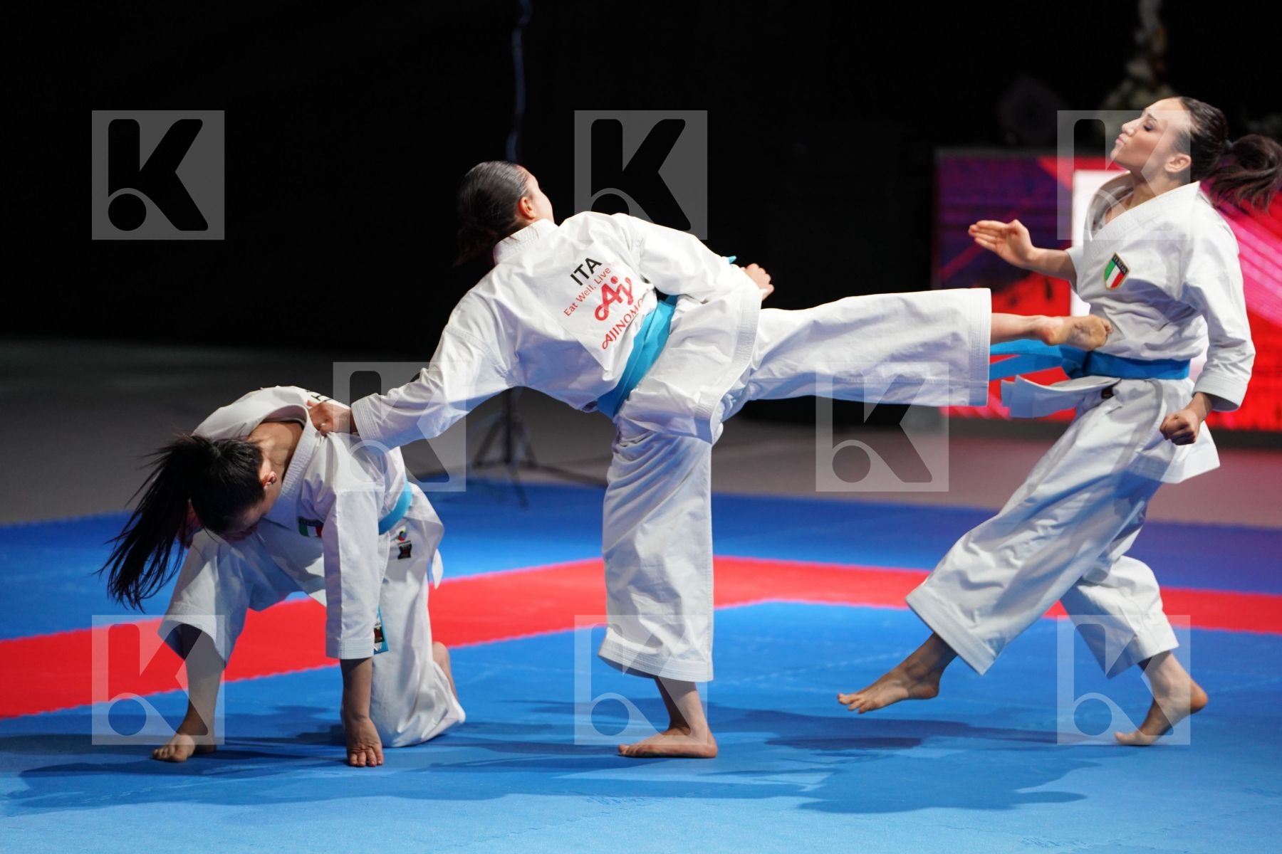 ITALY (CASALE, D ONOFRIO, PEZZETTI) in Senior Team Female Kata - Gold bout