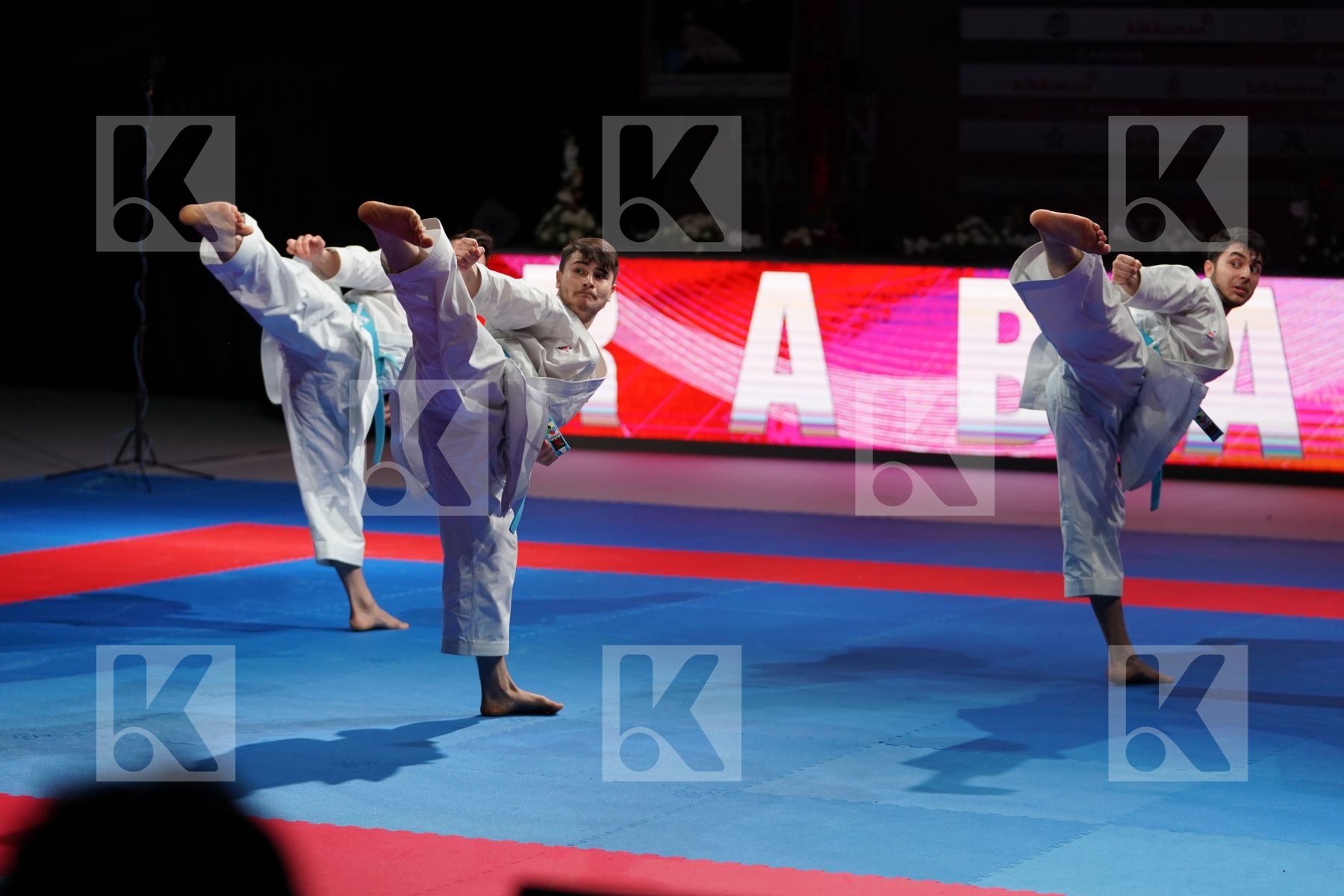 TURKEY (DURAN, GOKTAS, OZDEMIR) in Senior Team Male Kata - Gold bout