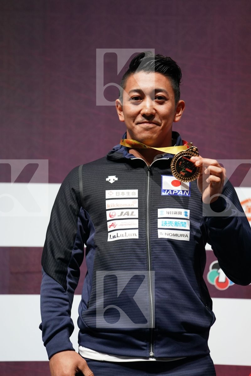 KIYUNA RYO (JAPAN) during podium ceremony