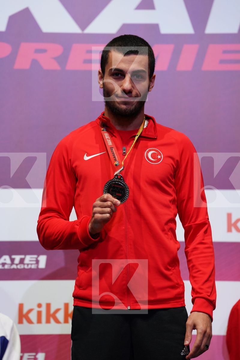 UYGUR BURAK (TURKEY) during podium ceremony