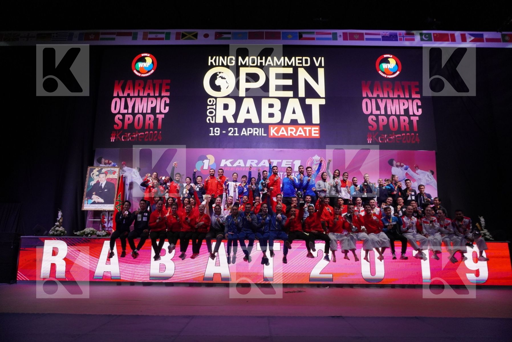 All medalists of Rabat 2019 during podium ceremony