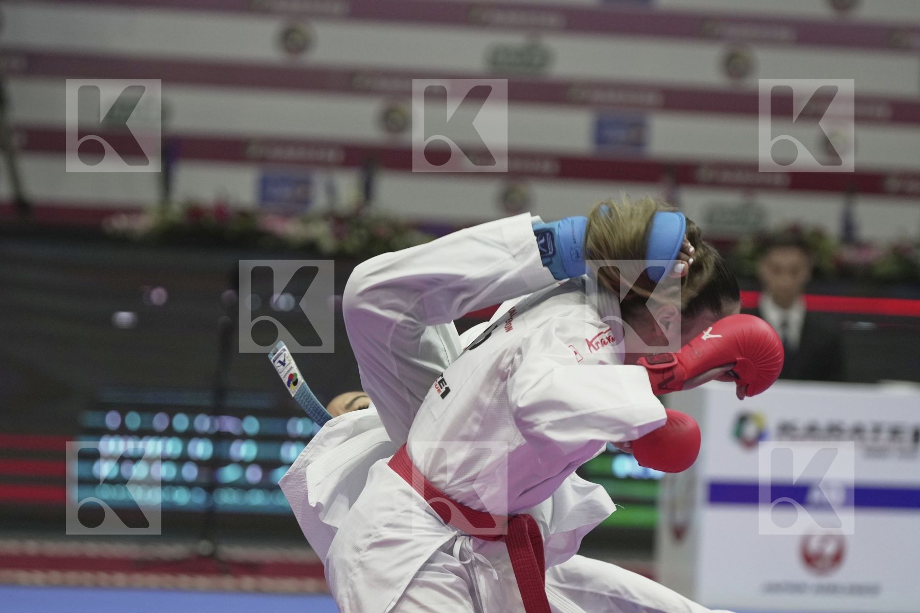 Kumite bronze bout featuring salazar yorgelis & KONTOU IRENE