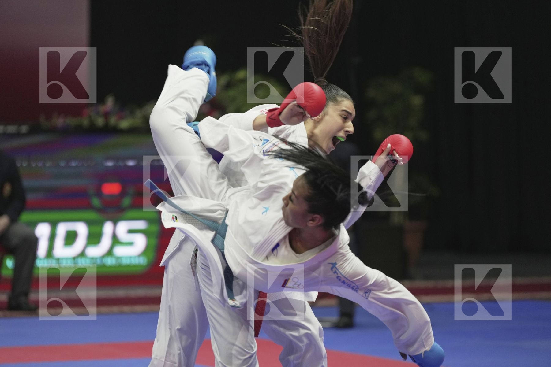 Kumite bronze bout featuring salazar yorgelis & KONTOU IRENE
