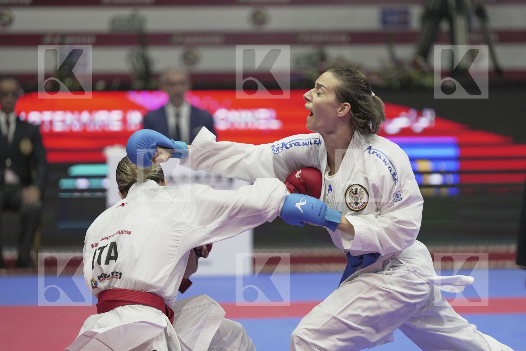 Kumite bronze bout featuring AGUS ASIA & PLANK BETTINA