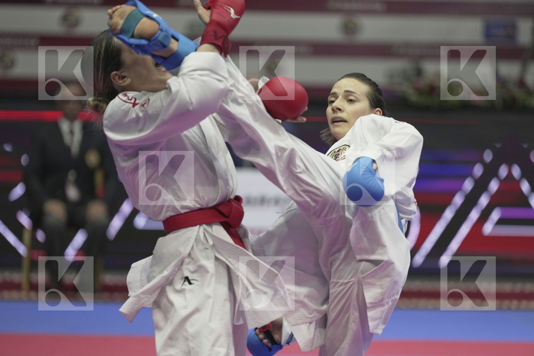 Kumite bronze bout featuring AGUS ASIA & PLANK BETTINA