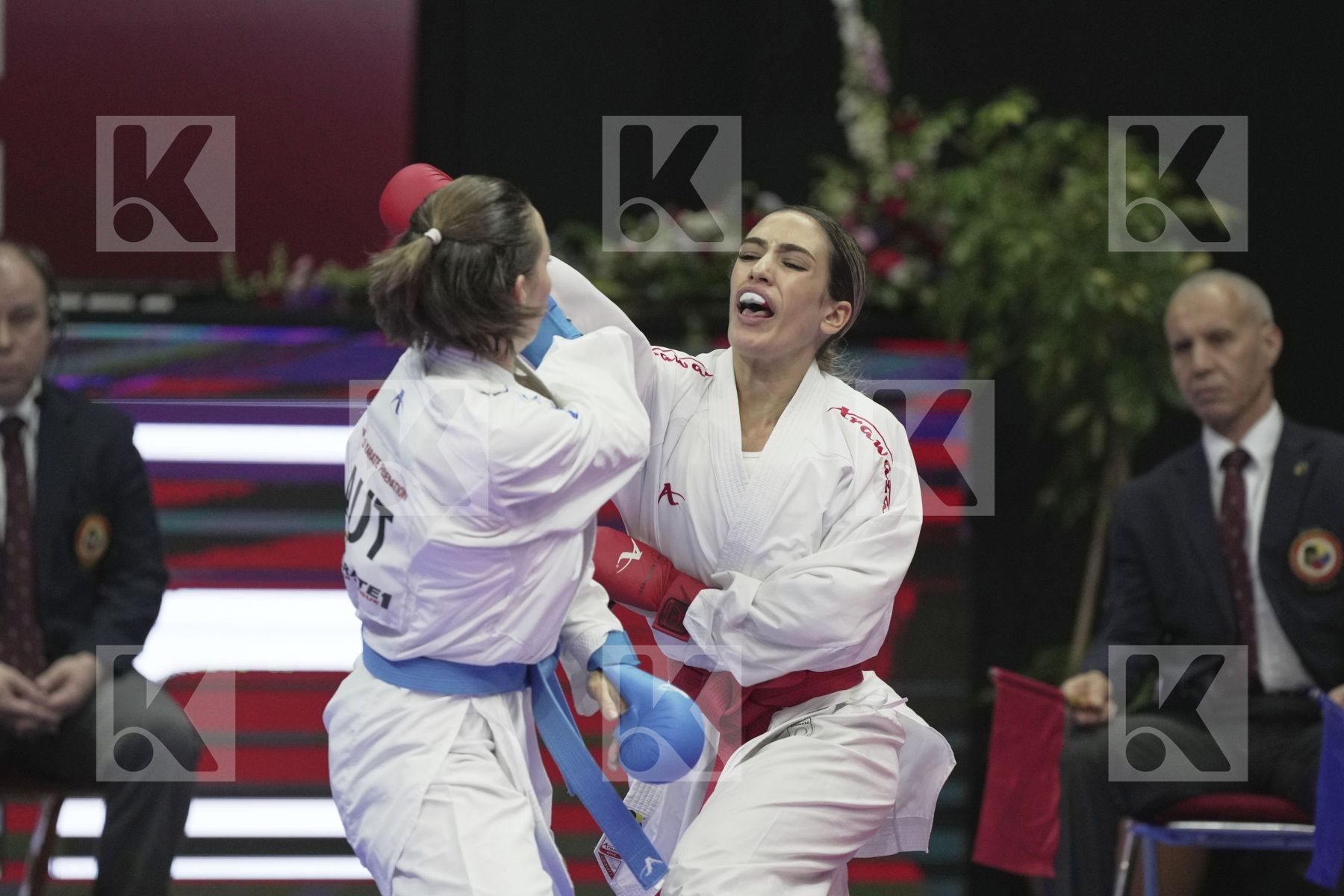 Kumite bronze bout featuring AGUS ASIA & PLANK BETTINA