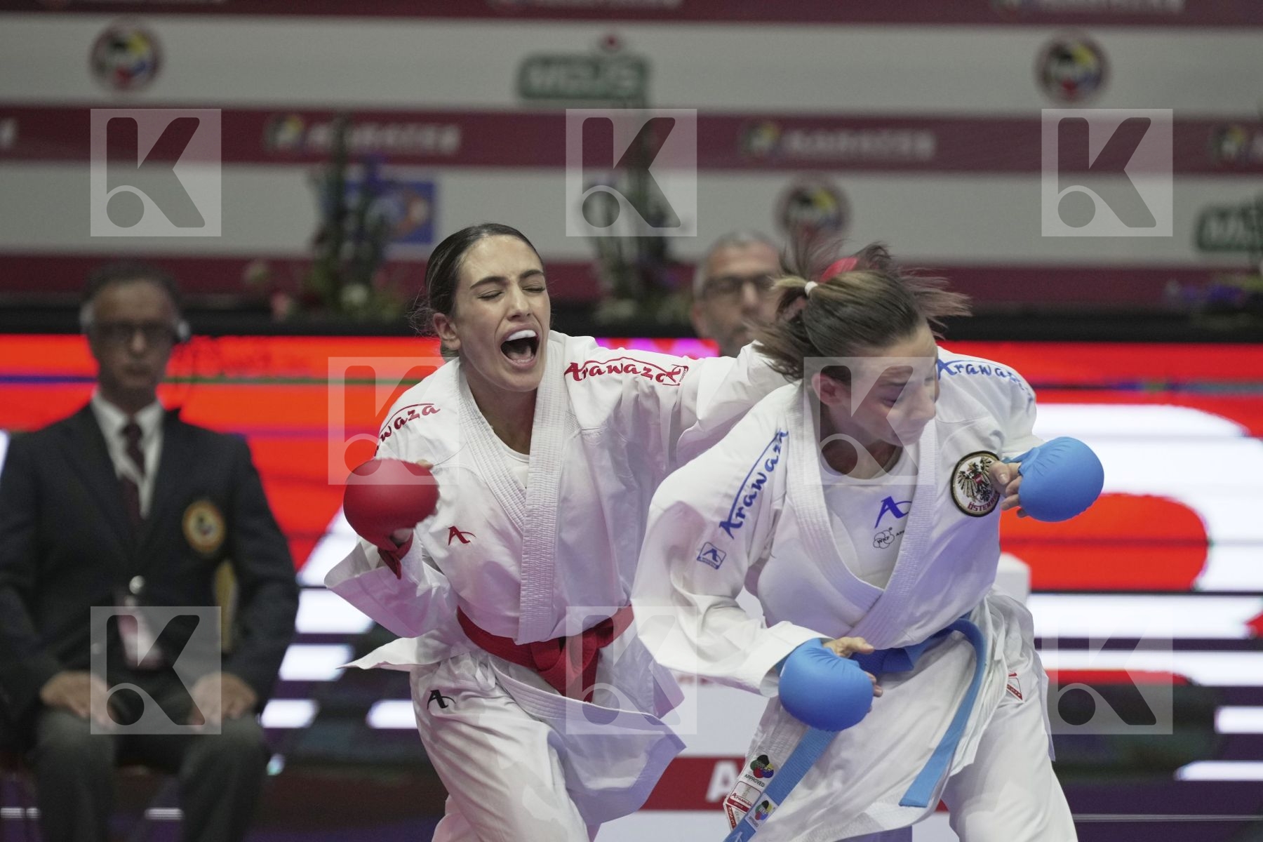 Kumite bronze bout featuring AGUS ASIA & PLANK BETTINA