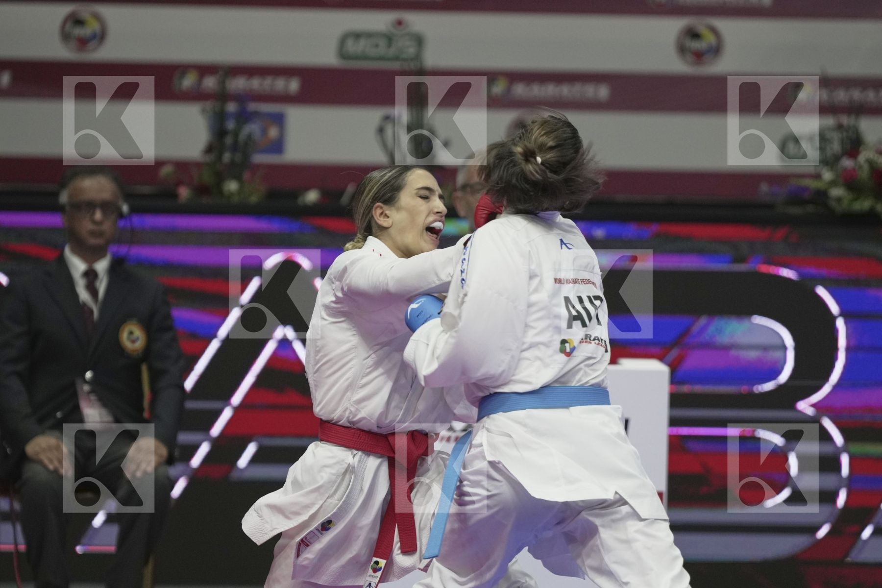 Kumite bronze bout featuring AGUS ASIA & PLANK BETTINA