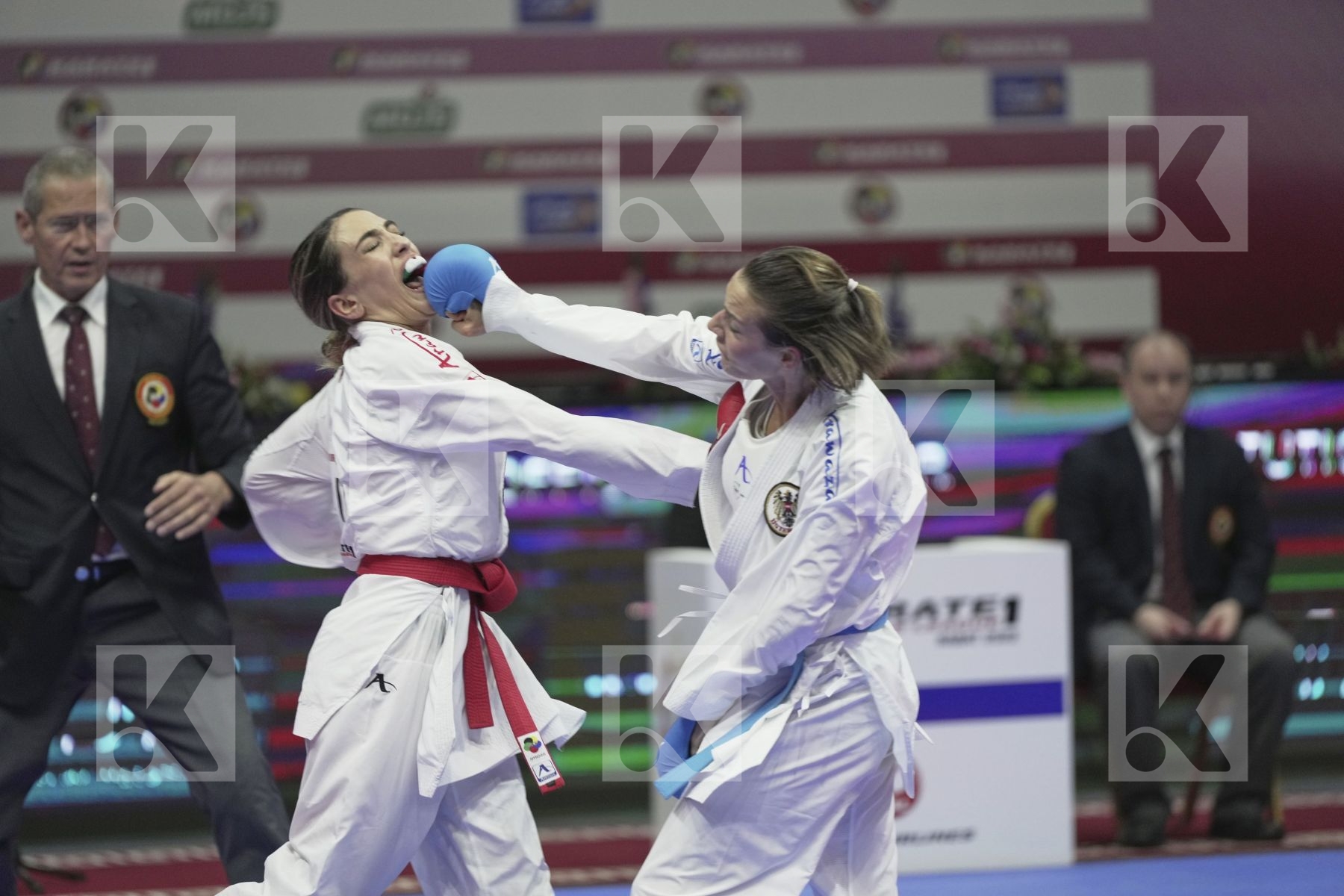 Kumite bronze bout featuring AGUS ASIA & PLANK BETTINA