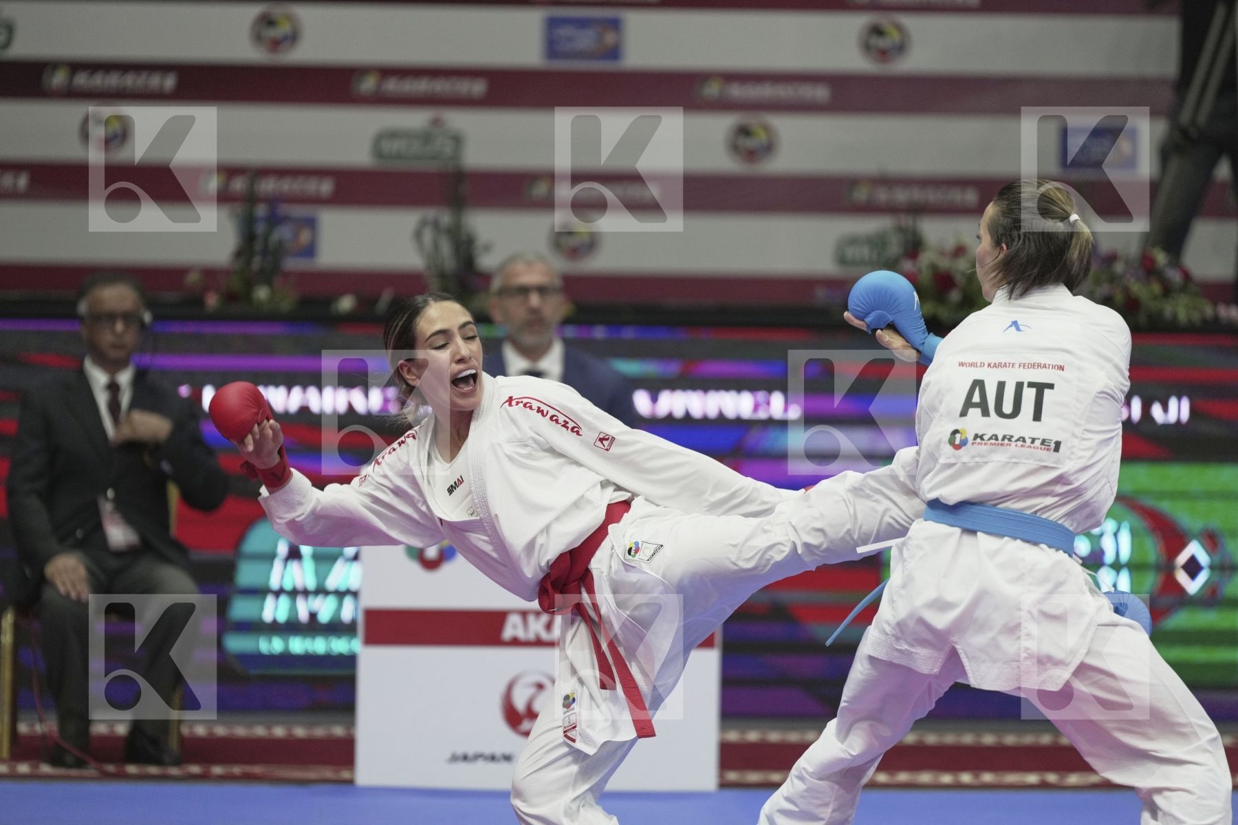 Kumite bronze bout featuring AGUS ASIA & PLANK BETTINA