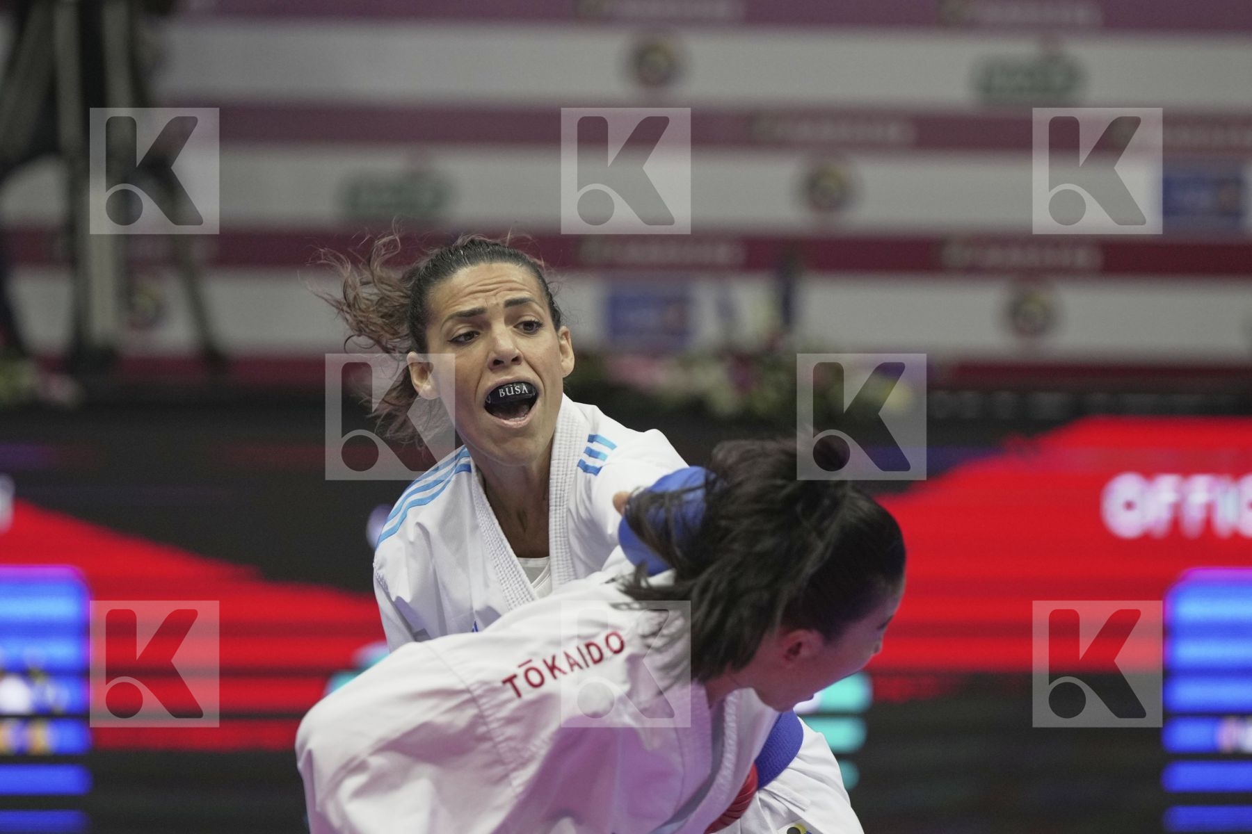 Kumite bronze bout featuring SCHAERER MAYA & busa lorena