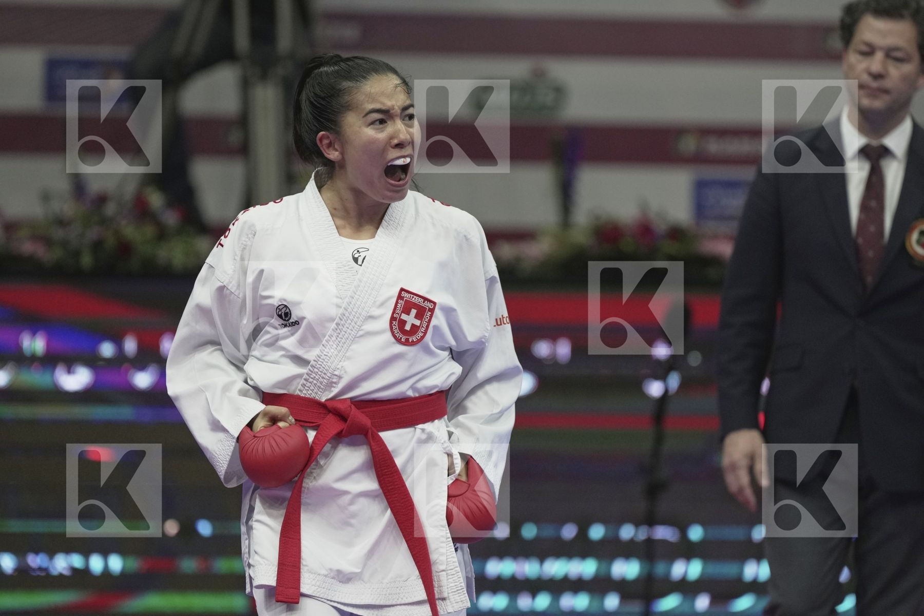Kumite bronze bout featuring SCHAERER MAYA & busa lorena