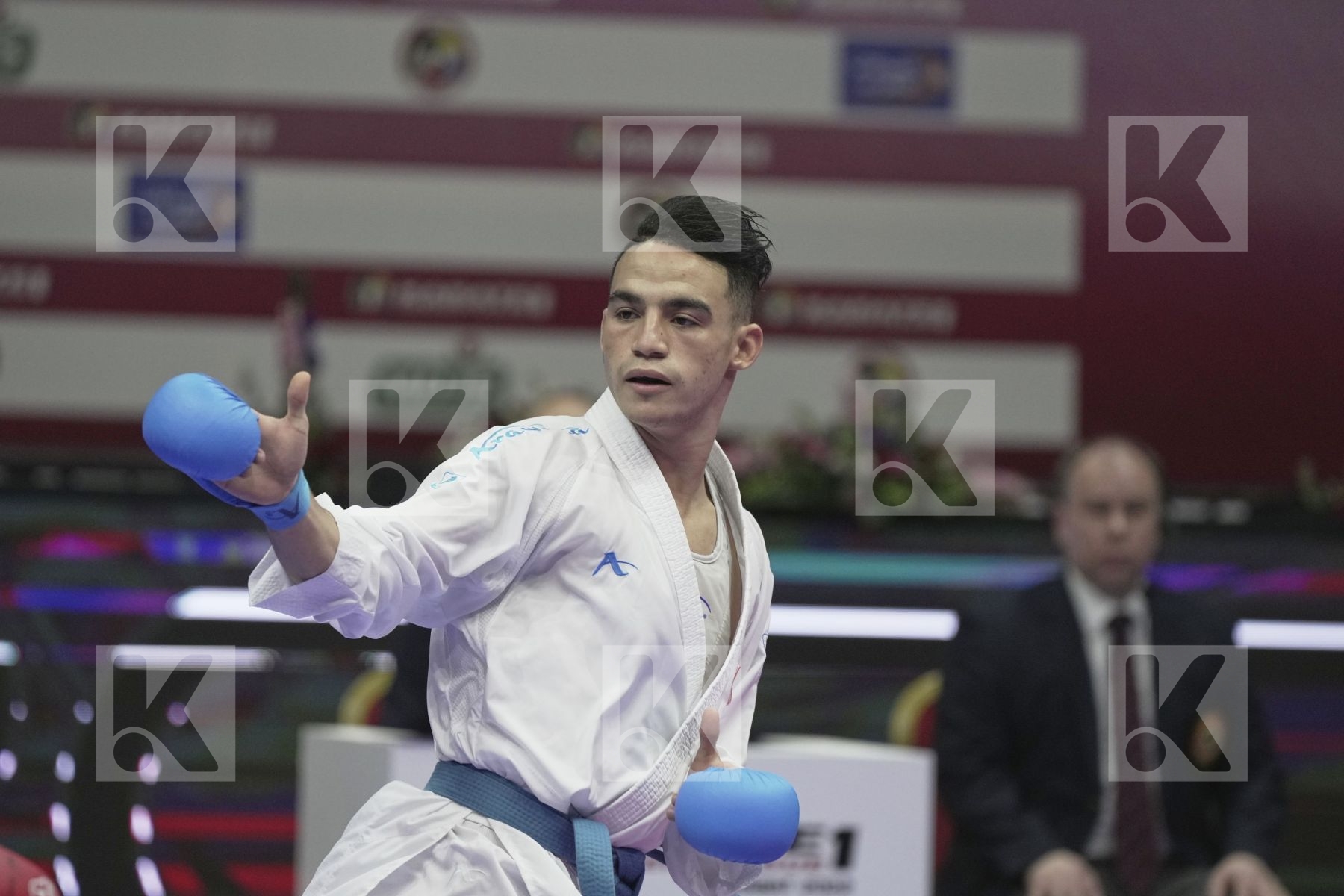 Kumite bronze bout featuring OUBAYA SAID & De vivo Gianluca