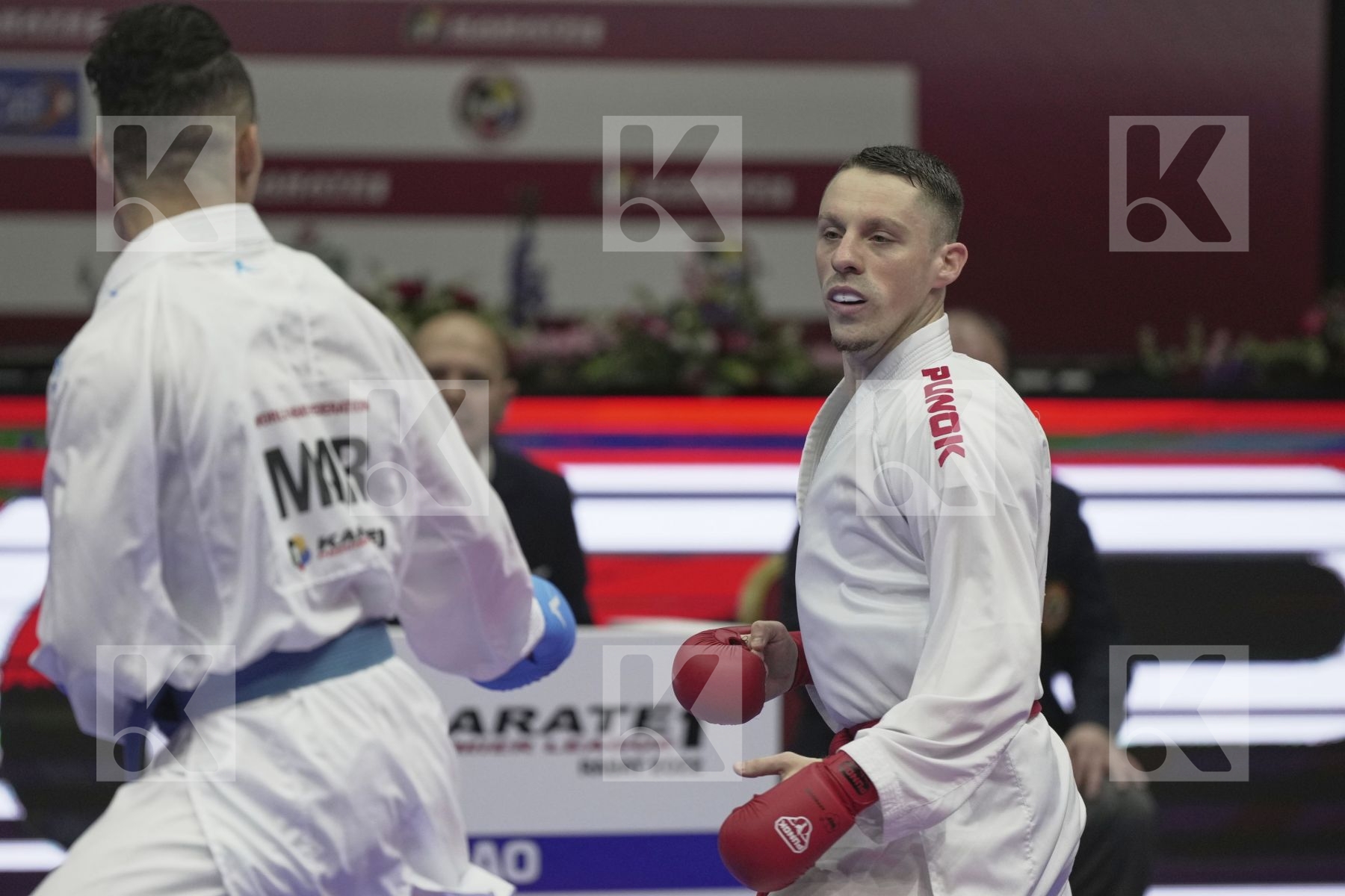 Kumite bronze bout featuring OUBAYA SAID & De vivo Gianluca