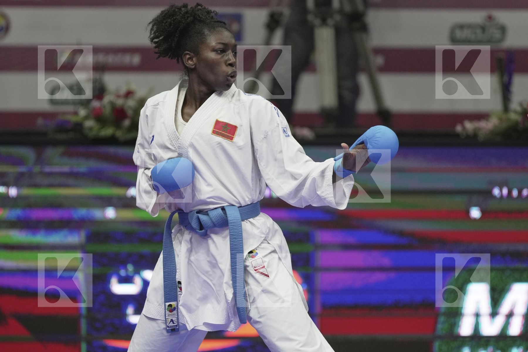 Kumite bronze bout featuring FACTOS JACQUELIN & CHAJAI FATIMA-ZAHRA
