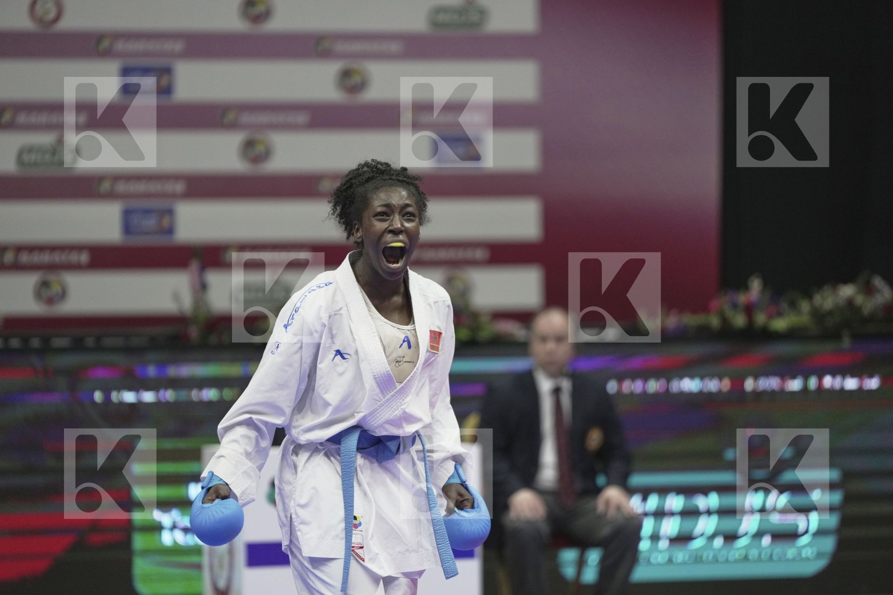 Kumite bronze bout featuring FACTOS JACQUELIN & CHAJAI FATIMA-ZAHRA