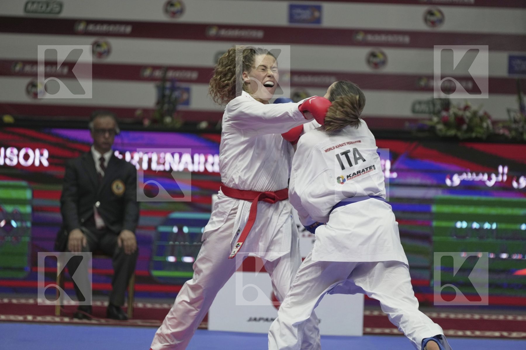 Kumite bronze bout featuring SNEL LYNN & Angelucci Giulia