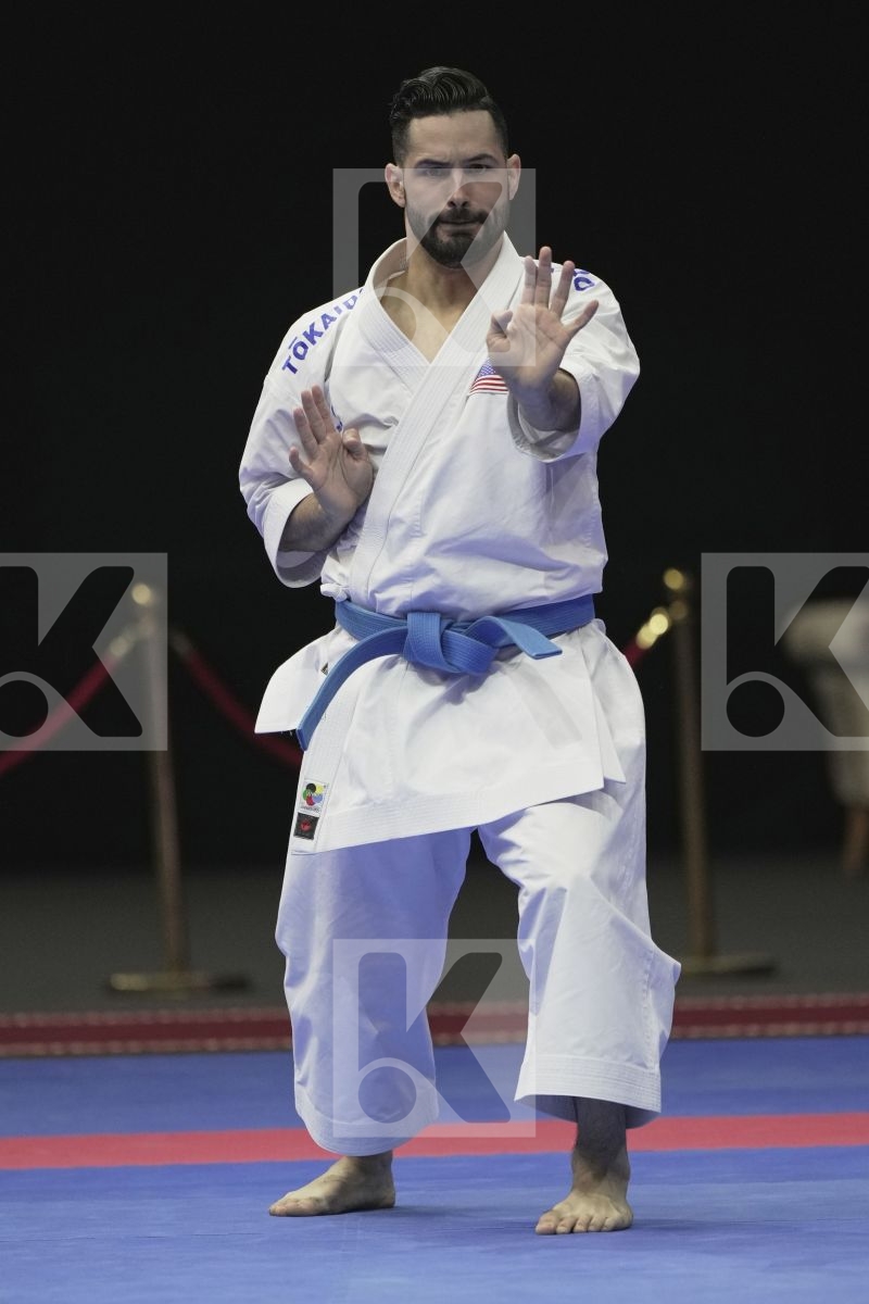 Kata bronze bout featuring Torres Gutierrez Ariel