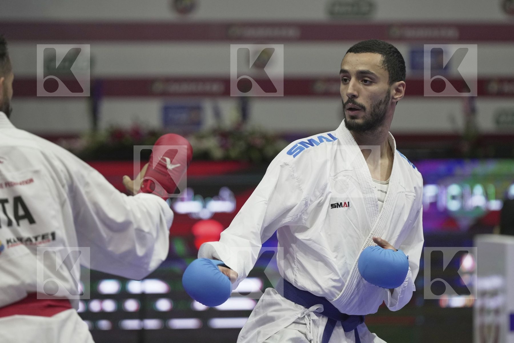 Kumite bronze bout featuring El Sharaby Ahmed & MASARWEH HASAN