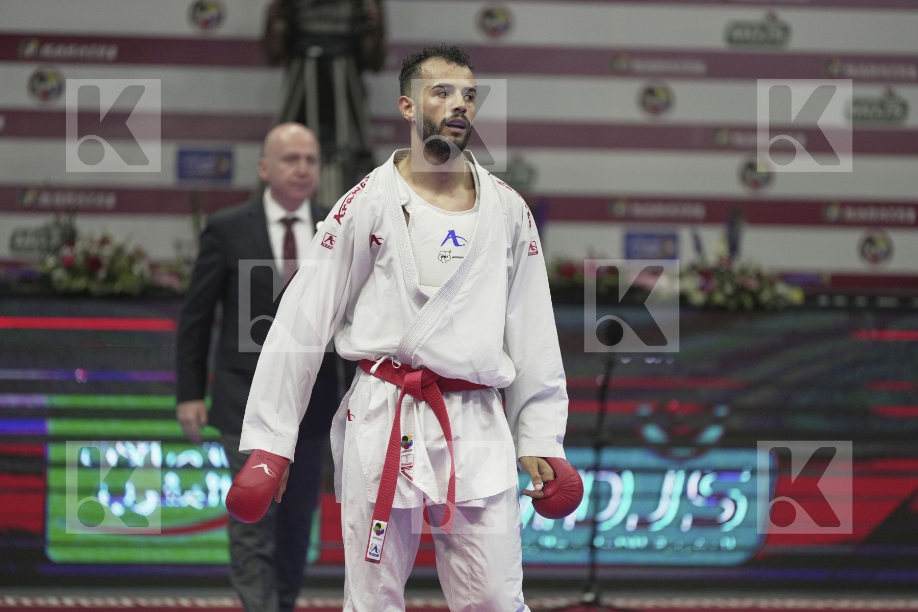 Kumite bronze bout featuring El Sharaby Ahmed & MASARWEH HASAN