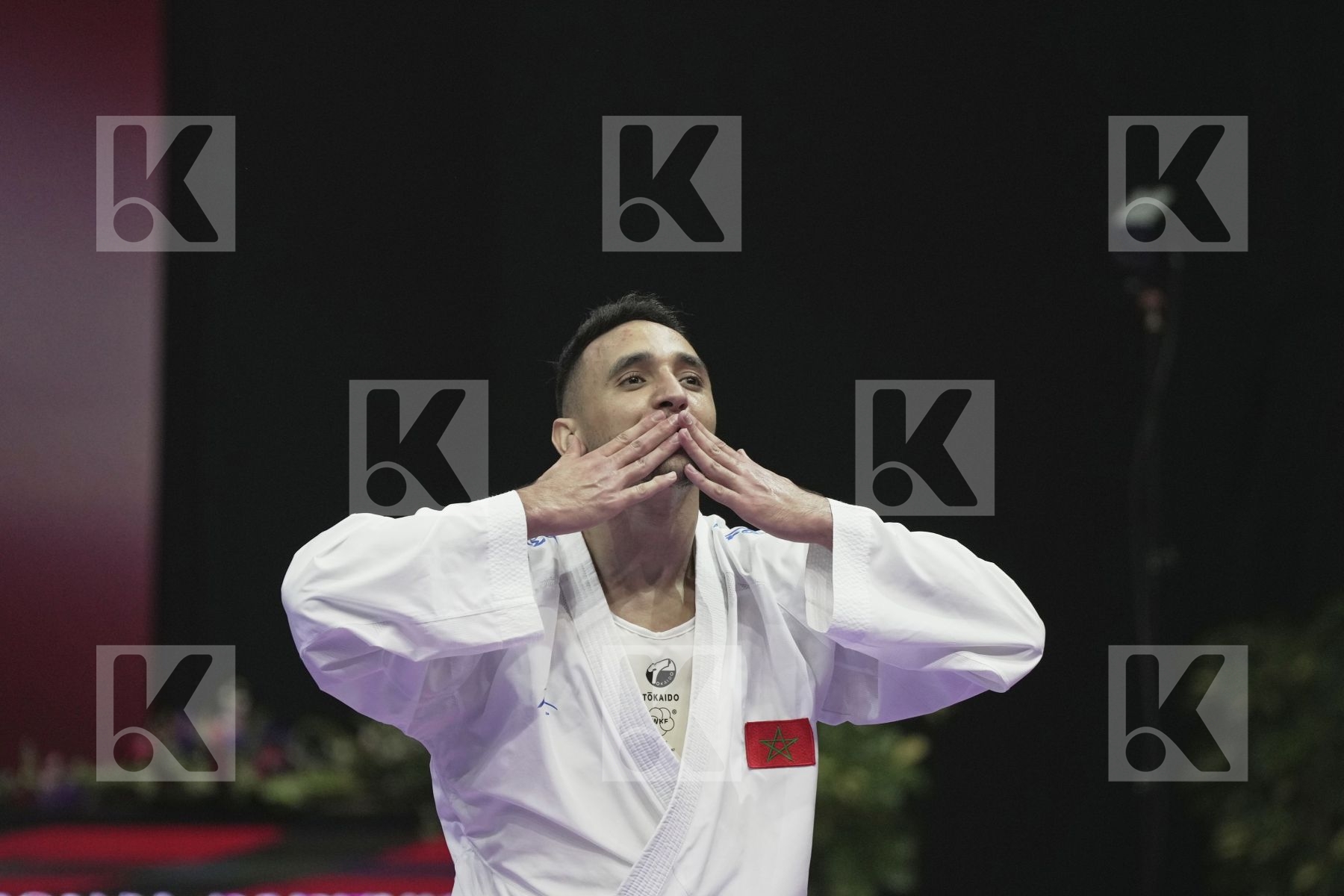 Kumite bronze bout featuring Ramadan Mohamed & ECH-CHAABI NABIL