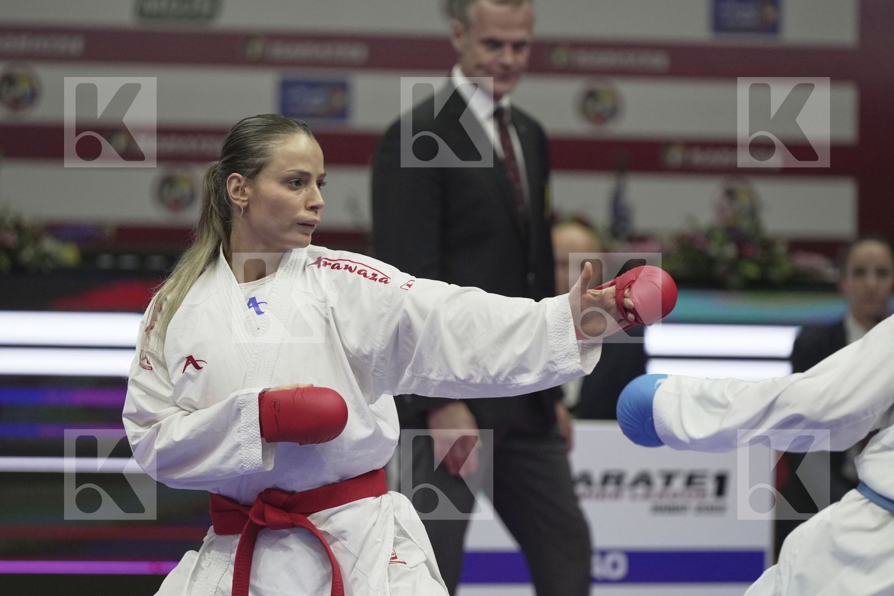 Kumite bronze bout featuring ORANA FORTESA & SACHOVA MARTINA