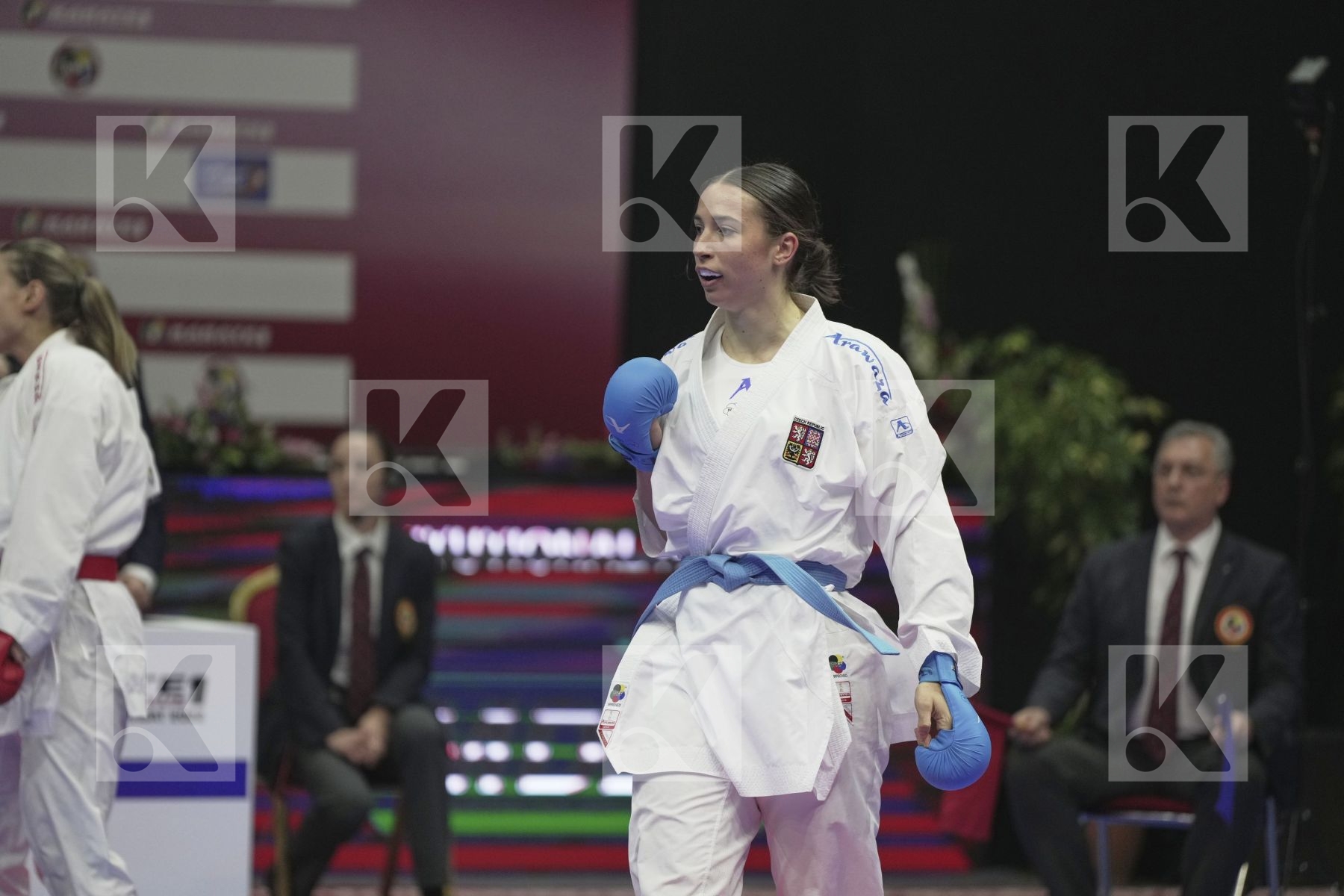 Kumite bronze bout featuring ORANA FORTESA & SACHOVA MARTINA