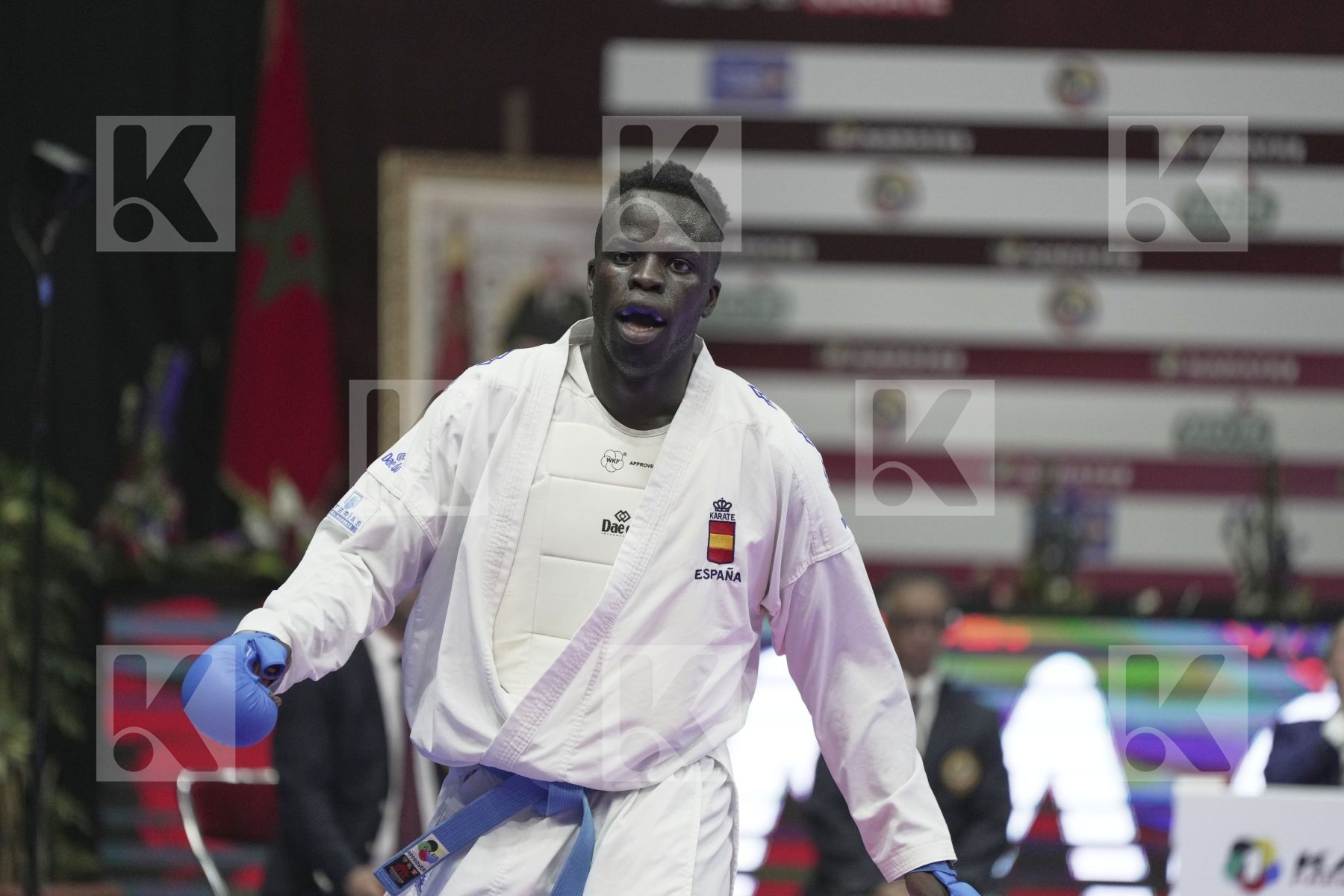 Kumite bronze bout featuring SECK SAKHO BABACAR & COSTA LUCA