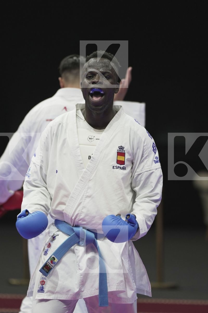 Kumite bronze bout featuring SECK SAKHO BABACAR & COSTA LUCA