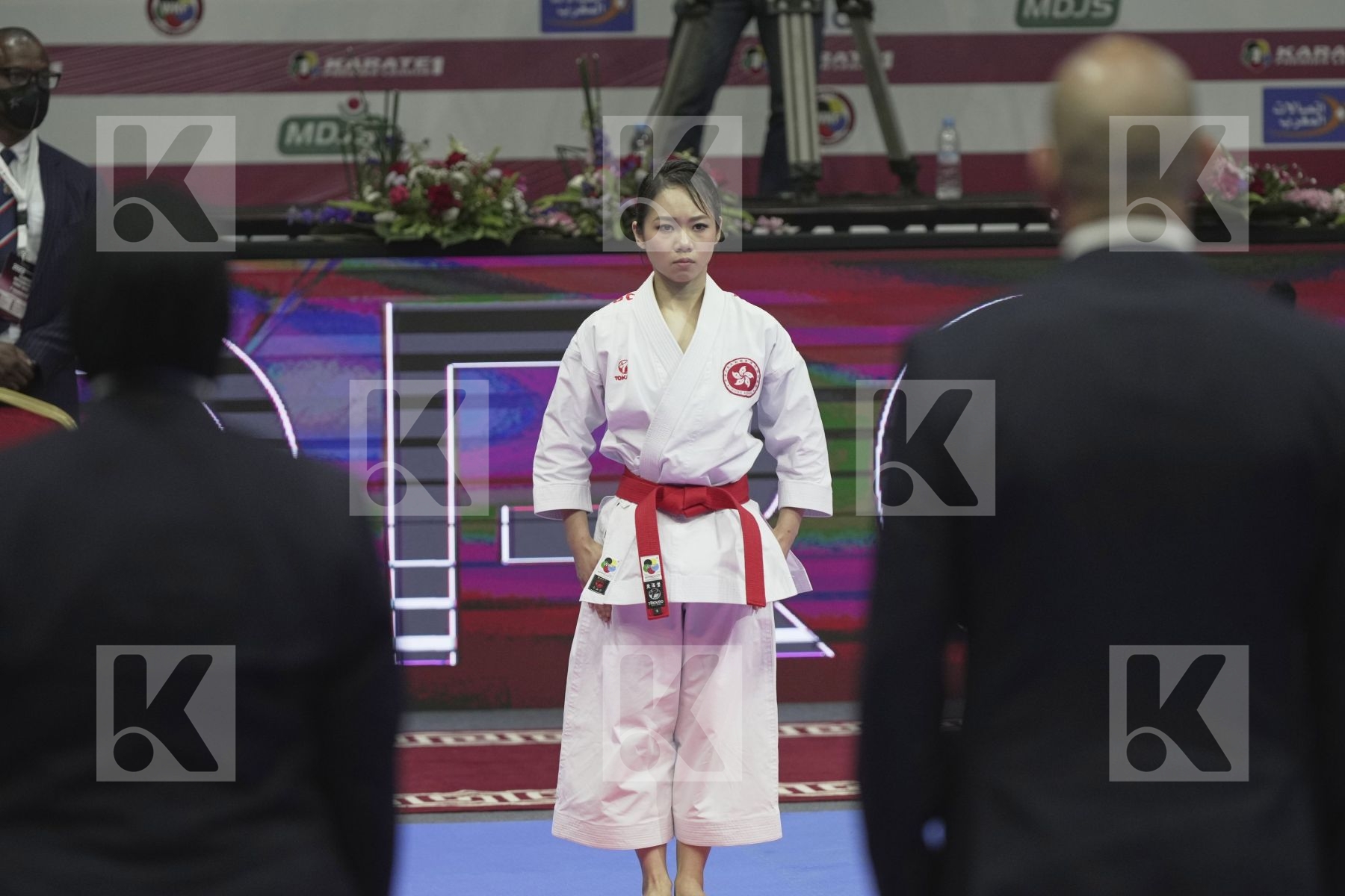 Kata final bout featuring LAU MO SHEUNG GRACE