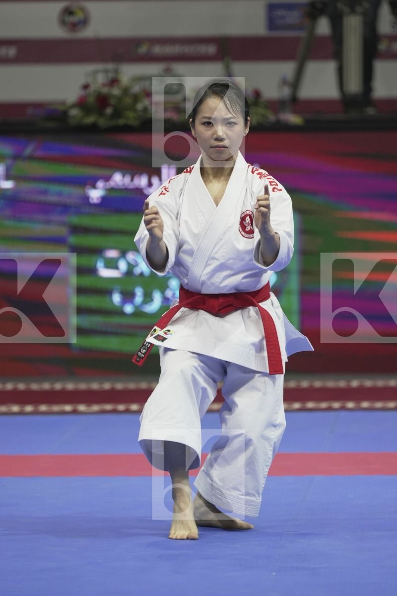 Kata final bout featuring LAU MO SHEUNG GRACE