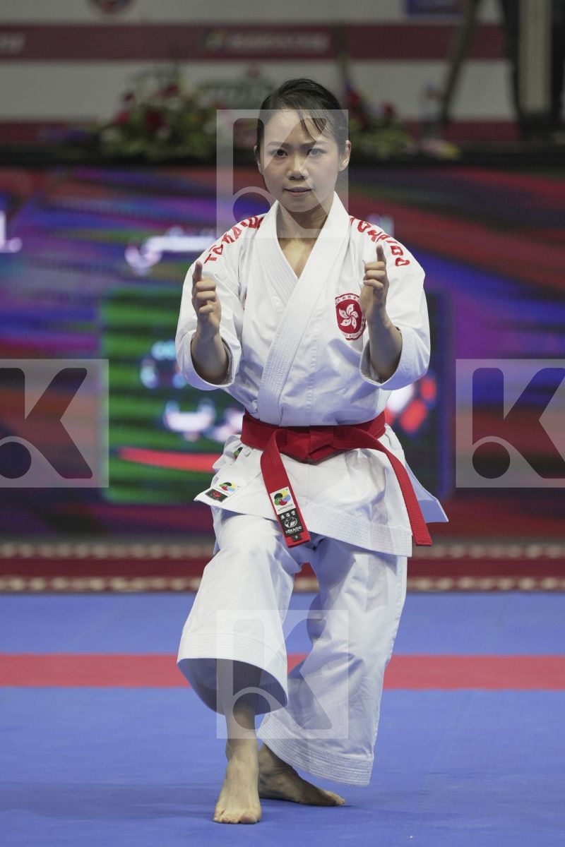 Kata final bout featuring LAU MO SHEUNG GRACE