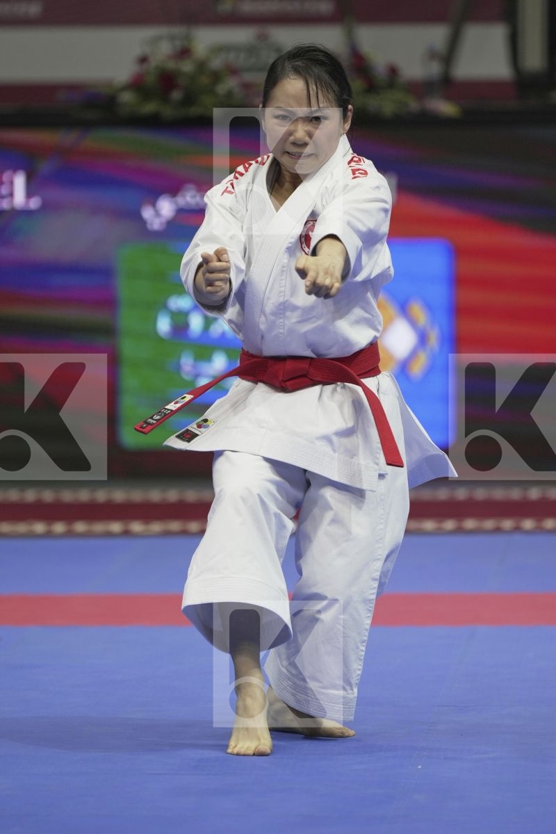 Kata final bout featuring LAU MO SHEUNG GRACE
