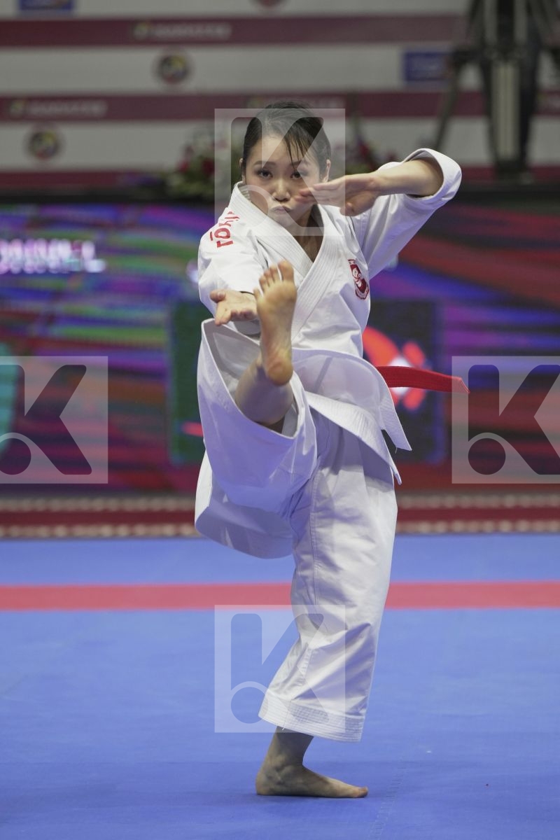 Kata final bout featuring LAU MO SHEUNG GRACE