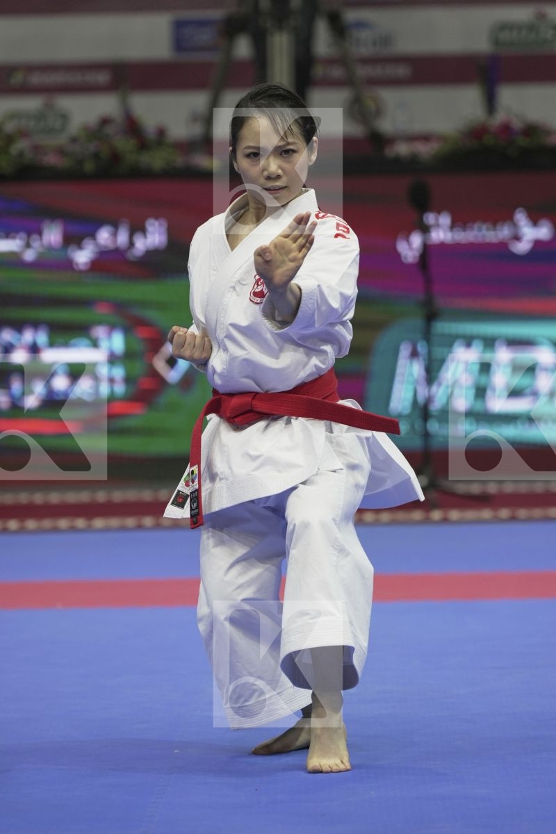 Kata final bout featuring LAU MO SHEUNG GRACE