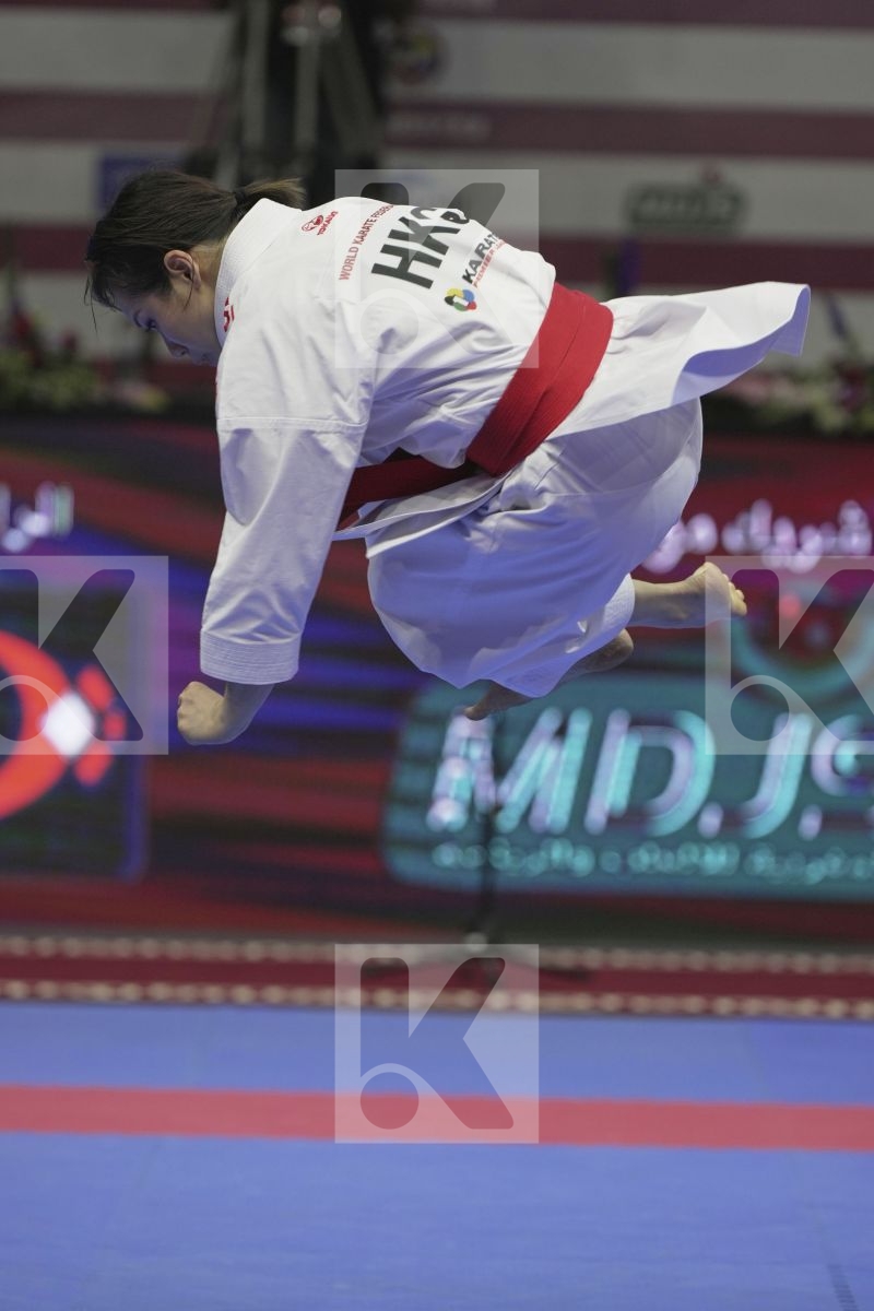 Kata final bout featuring LAU MO SHEUNG GRACE