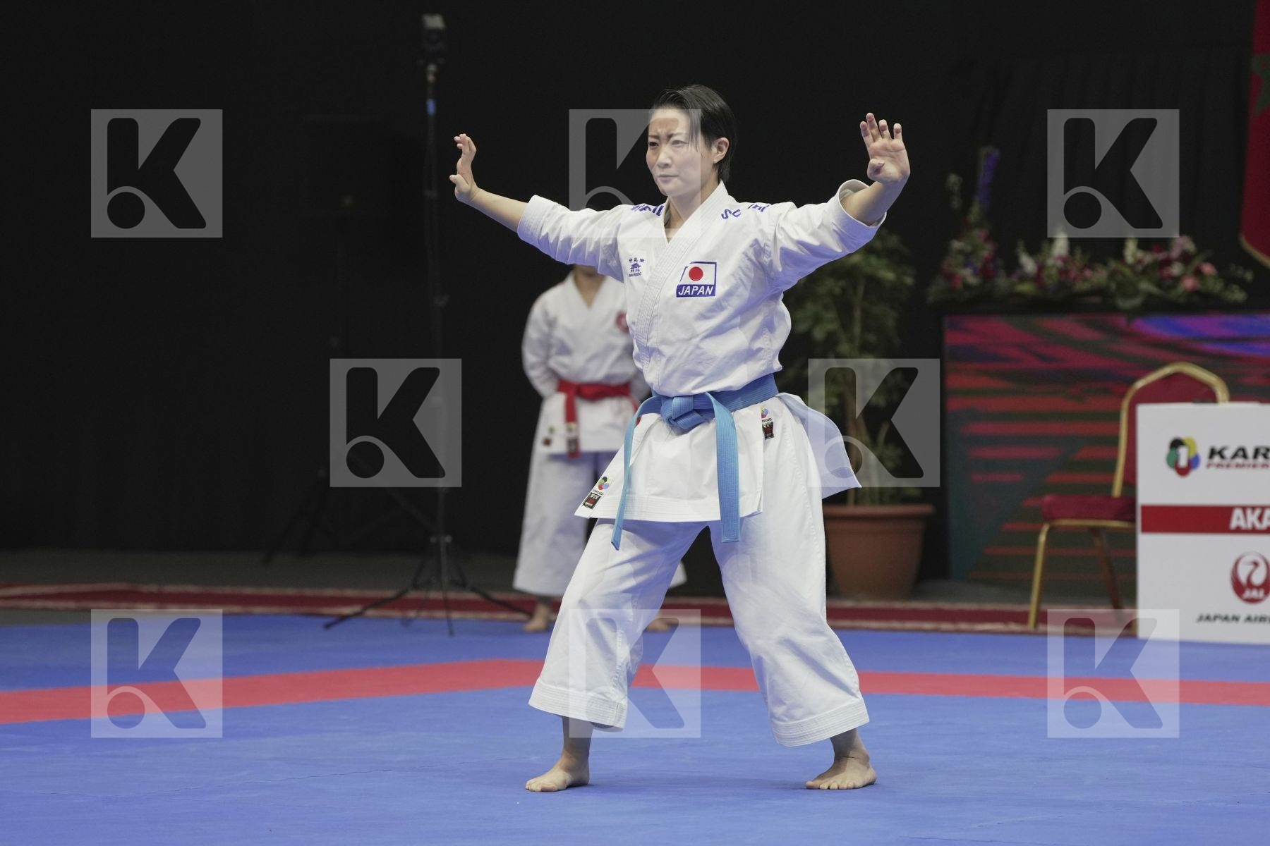 Kata final bout featuring Ono Hikaru