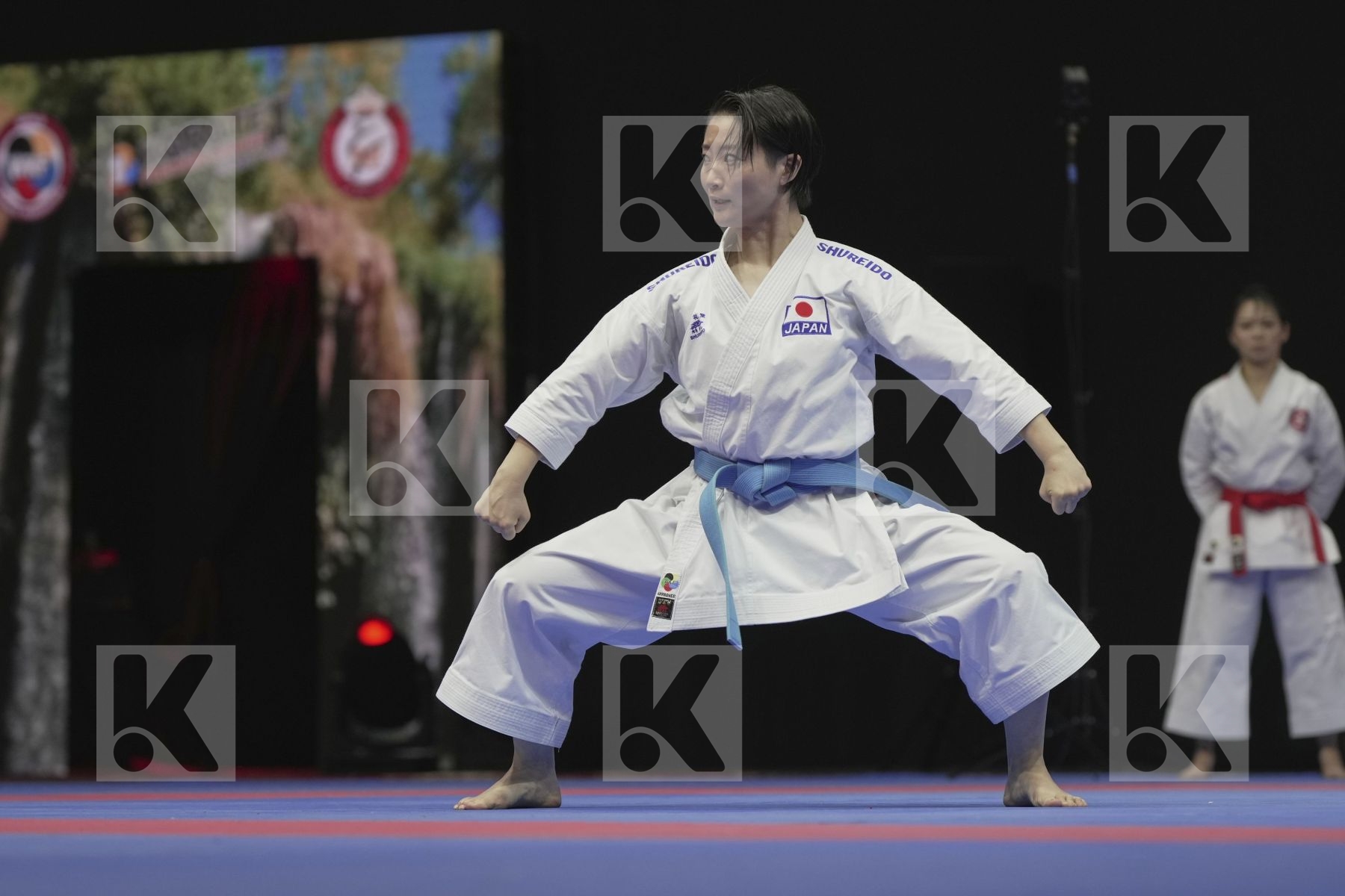 Kata final bout featuring Ono Hikaru