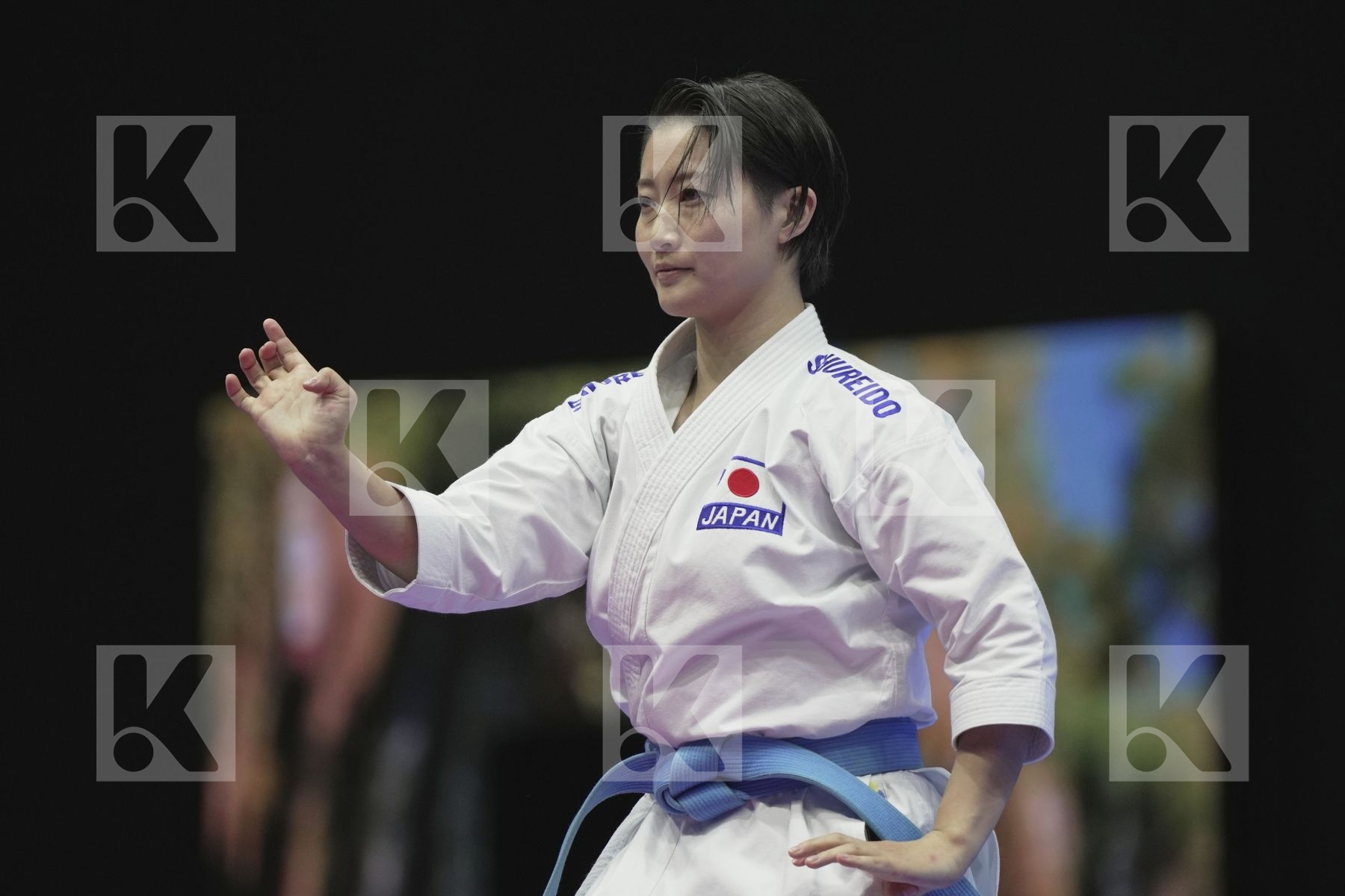Kata final bout featuring Ono Hikaru