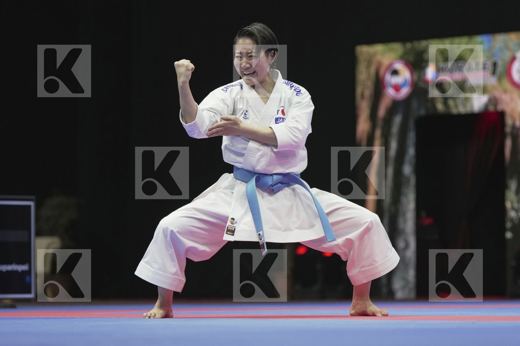 Kata final bout featuring Ono Hikaru