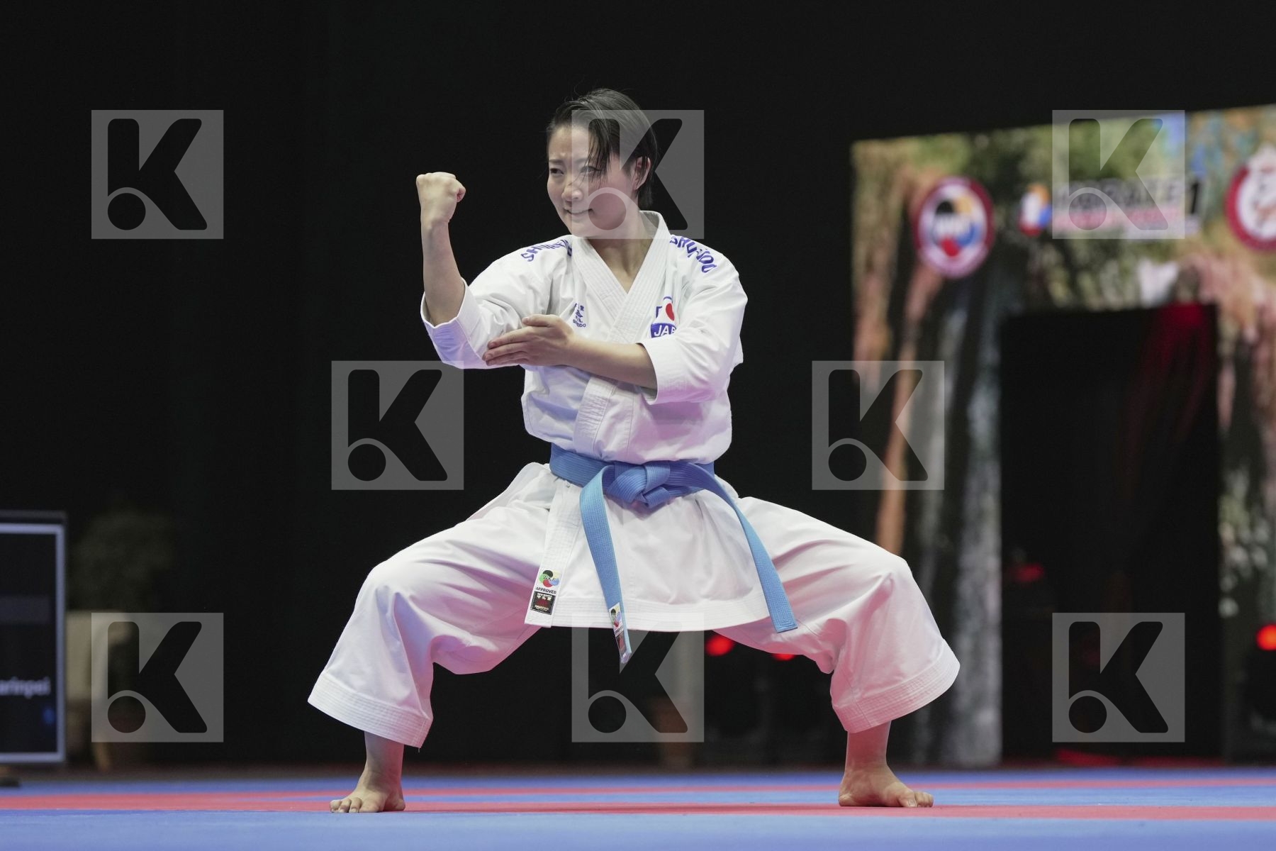 Kata final bout featuring Ono Hikaru